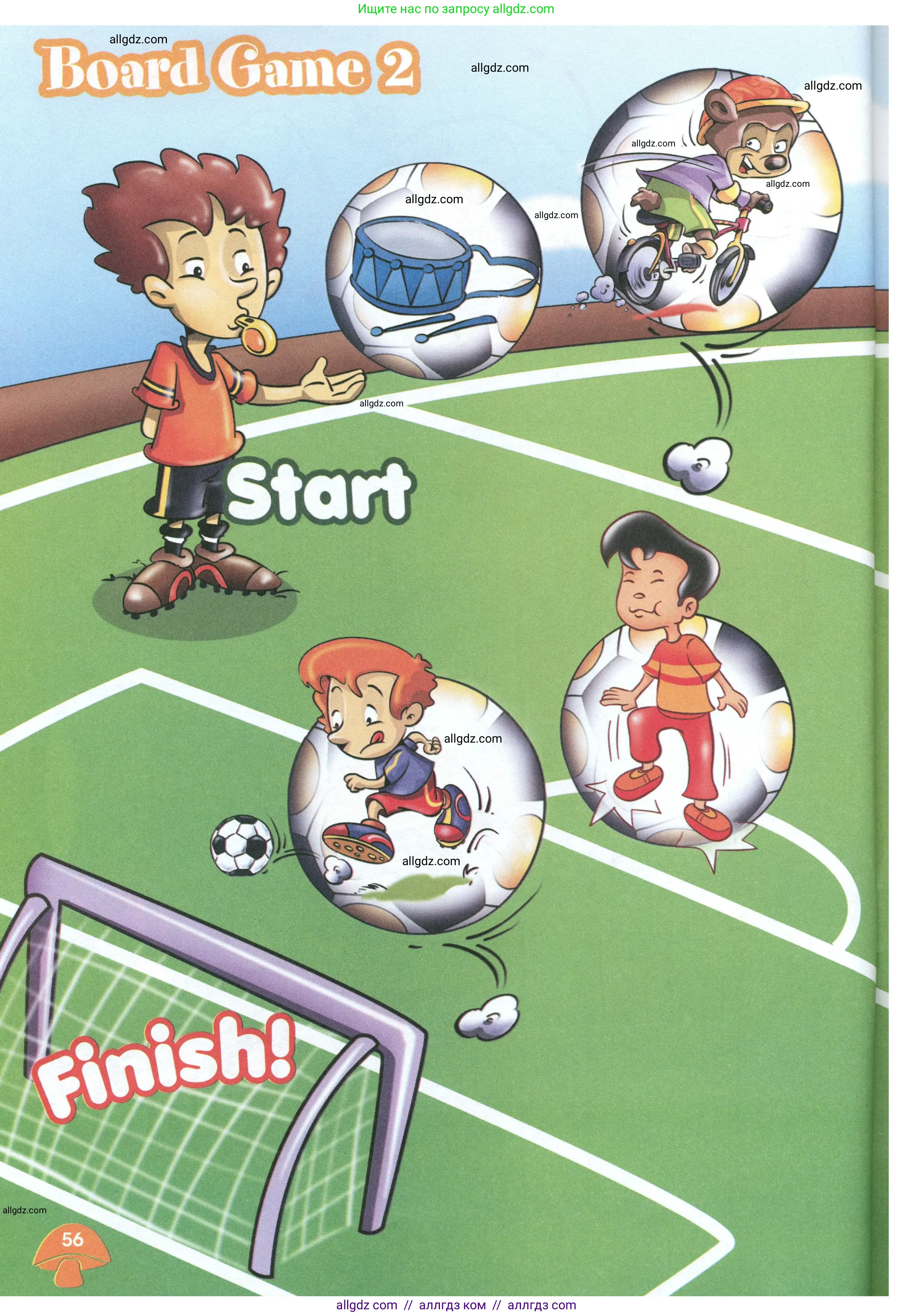 Английский язык (english), 2 класс Рабочая тетрадь (workbook), авторы: Баранова Ксения Михайловна (Baranova Ksenia), Дули Дженни (Dooley Jenny), Копылова Виктория Викторовна (Kopylova Victoria), Мильруд Радислав Петрович (Millrood Radislav), Эванс Вирджиния (Evans Virginia), издательство Просвещение, Москва, 2023, белого цвета, Часть ( Part) 1, страница 56