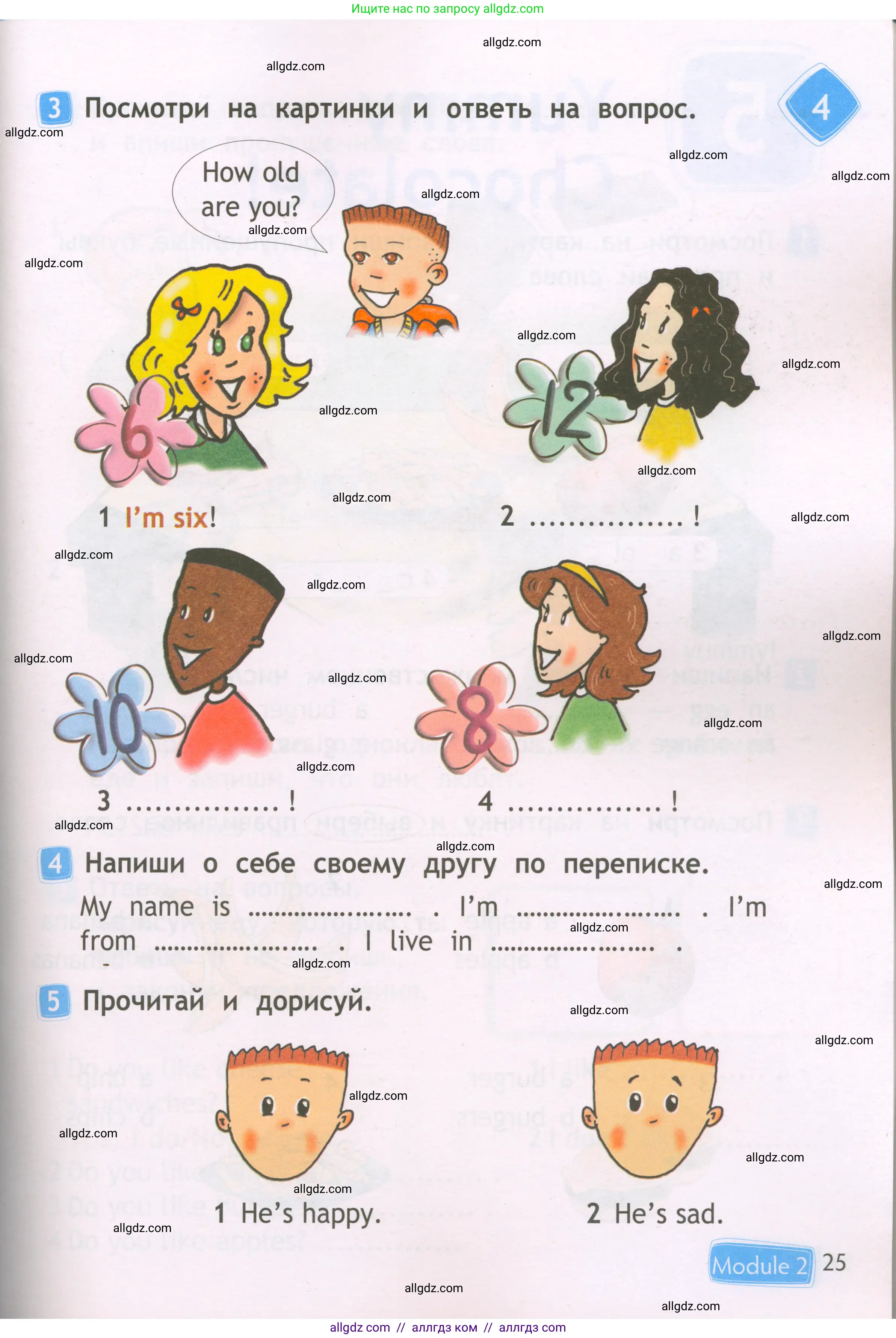 Английский язык (english), 2 класс Рабочая тетрадь (workbook), авторы: Быкова Надежда Ильинична (Bykova Nadezhda), Дули Дженни (Dooley Jenny), Поспелова Марина Давидовна (Pospelova Marina), Эванс Вирджиния (Evans Virginia), издательство Просвещение, Москва, 2023, розового цвета, страница 25