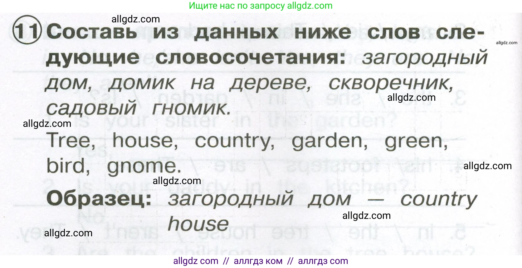 Английский язык (english), 2 класс Сборник упражнений, авторы: Быкова Надежда Ильинична (Bykova Nadezhda), Поспелова Марина Давидовна (Pospelova Marina), издательство Просвещение, Москва, 2023, розового цвета, страница 30, номер 11, Условие