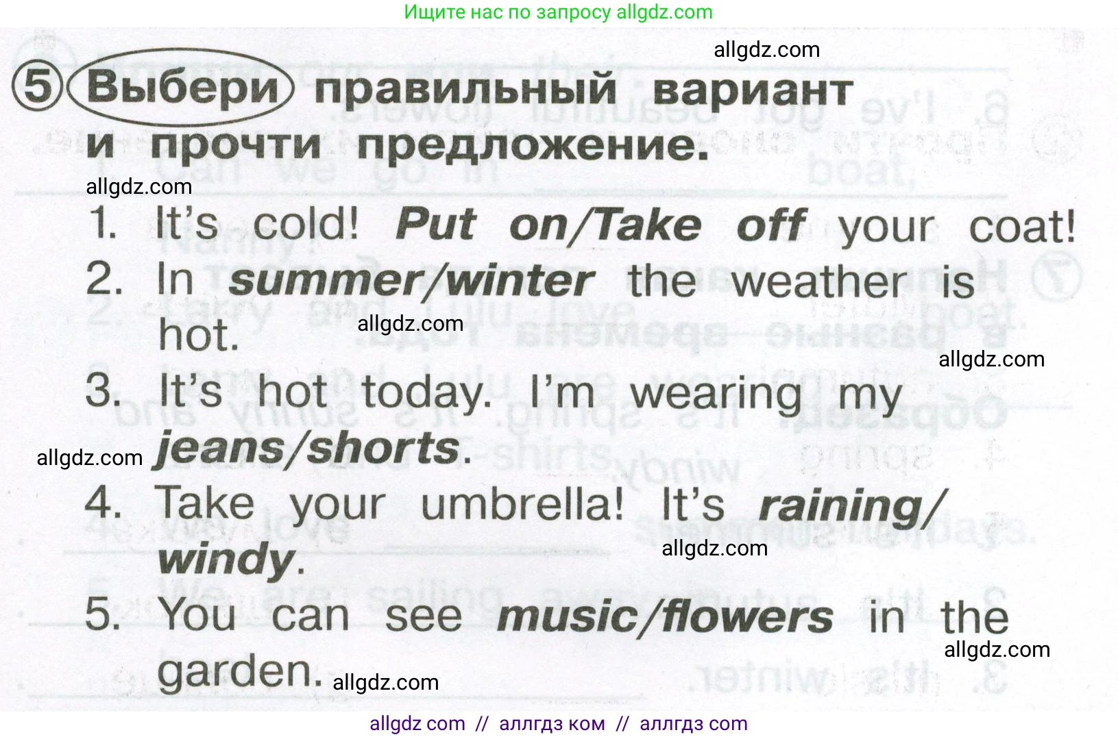 Английский язык (english), 2 класс Сборник упражнений, авторы: Быкова Надежда Ильинична (Bykova Nadezhda), Поспелова Марина Давидовна (Pospelova Marina), издательство Просвещение, Москва, 2023, розового цвета, страница 121, номер 5, Условие