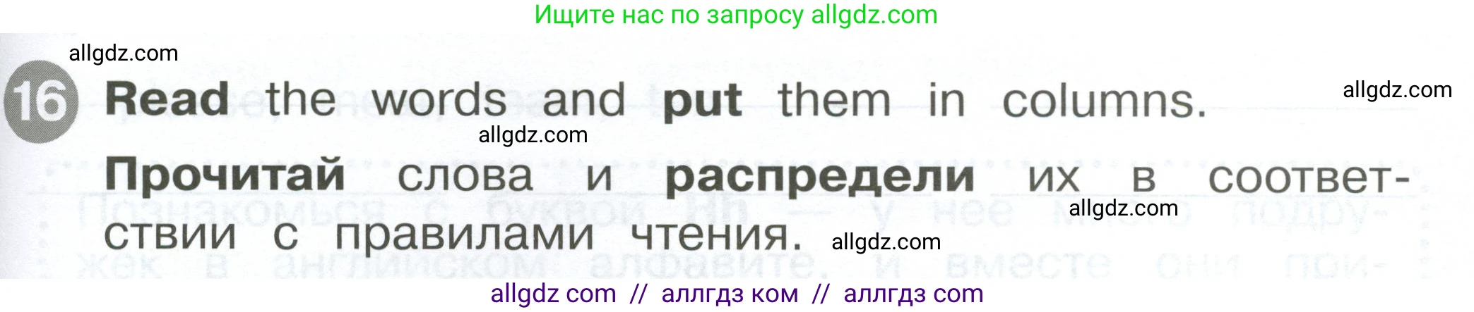 Английский язык (english), 2 класс Сборник упражнений, автор: Котова Марина Петровна, издательство Просвещение, Москва, 2023, белого цвета, страница 31, номер 16, Условие