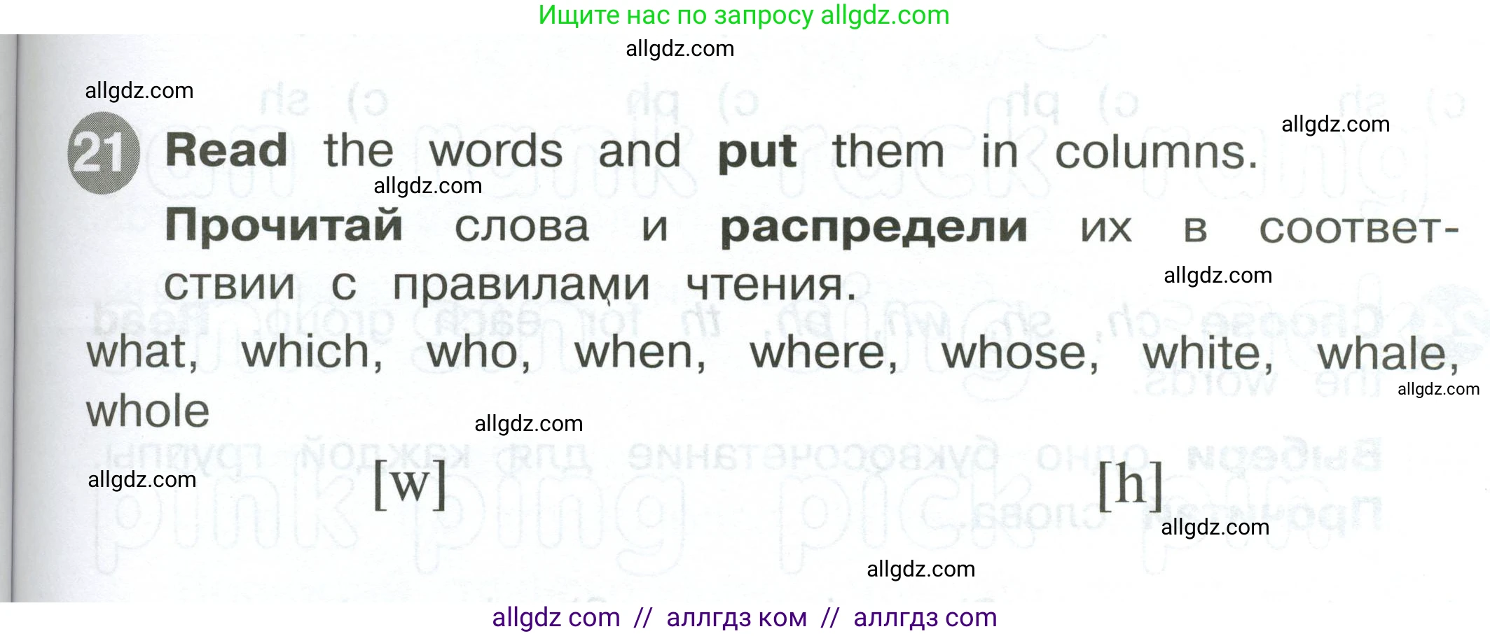 Английский язык (english), 2 класс Сборник упражнений, автор: Котова Марина Петровна, издательство Просвещение, Москва, 2023, белого цвета, страница 35, номер 21, Условие