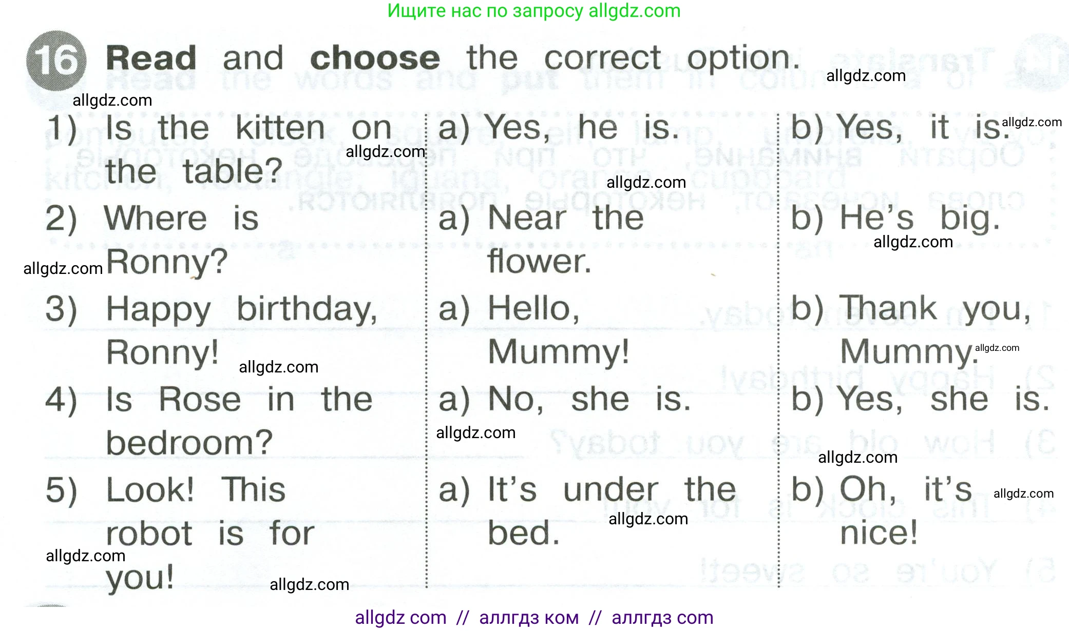 Английский язык (english), 2 класс Сборник упражнений, автор: Котова Марина Петровна, издательство Просвещение, Москва, 2023, белого цвета, страница 56, номер 16, Условие
