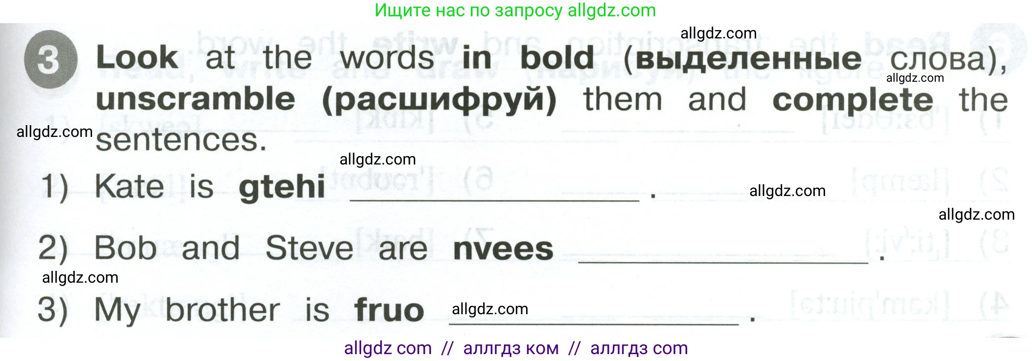 Английский язык (english), 2 класс Сборник упражнений, автор: Котова Марина Петровна, издательство Просвещение, Москва, 2023, белого цвета, страница 51, номер 3, Условие
