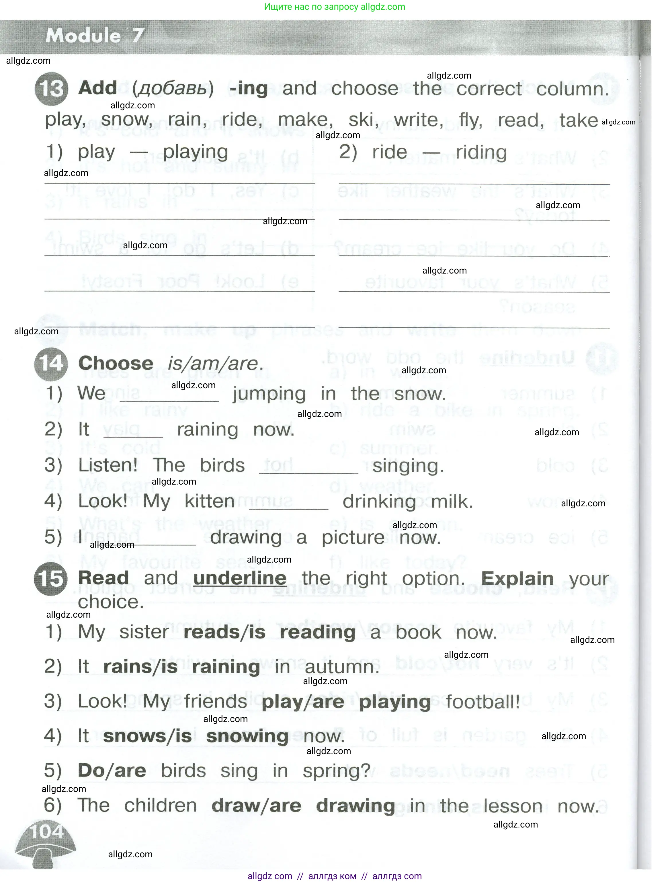 Английский язык (english), 2 класс Сборник упражнений, автор: Котова Марина Петровна, издательство Просвещение, Москва, 2023, белого цвета, страница 104