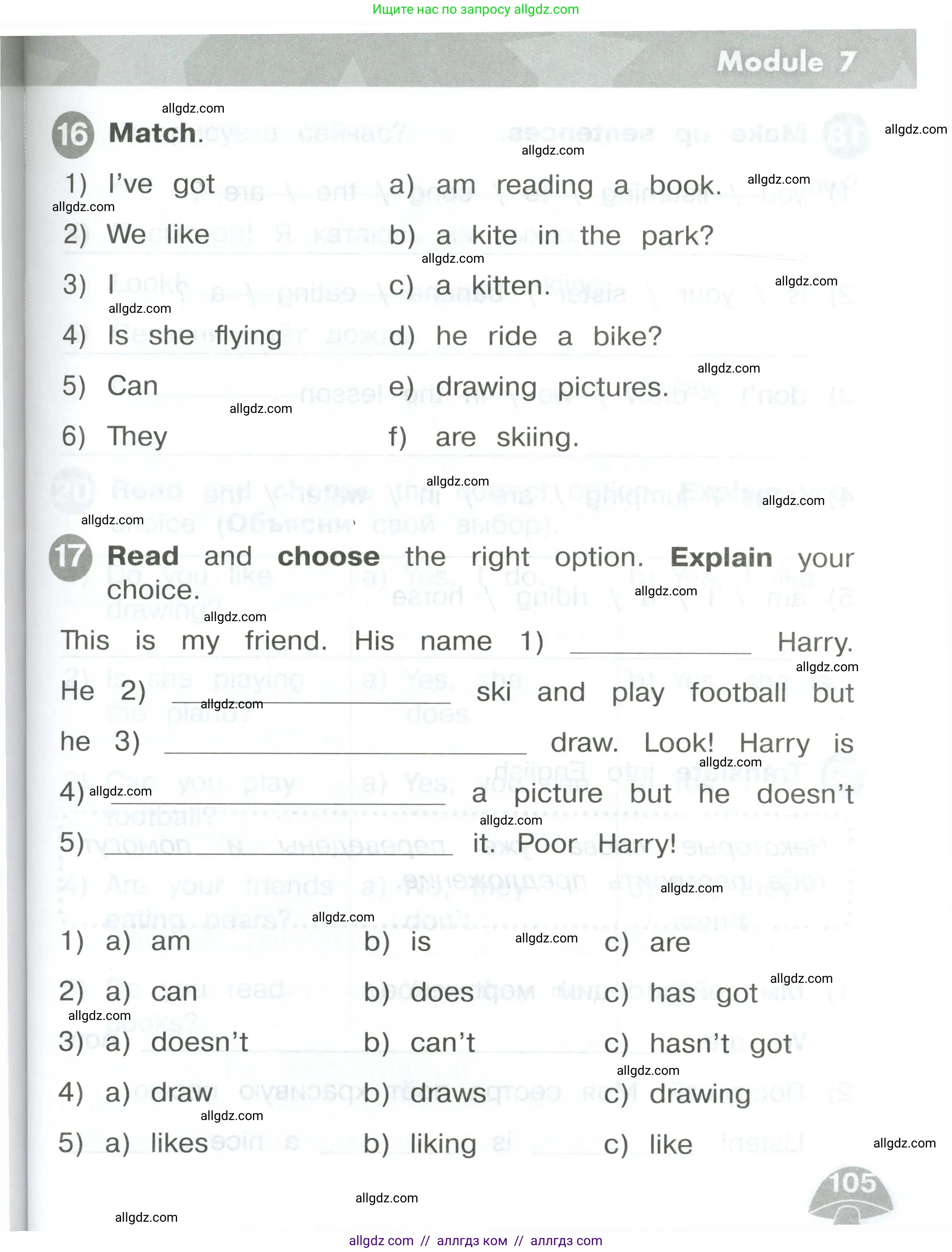 Английский язык (english), 2 класс Сборник упражнений, автор: Котова Марина Петровна, издательство Просвещение, Москва, 2023, белого цвета, страница 105