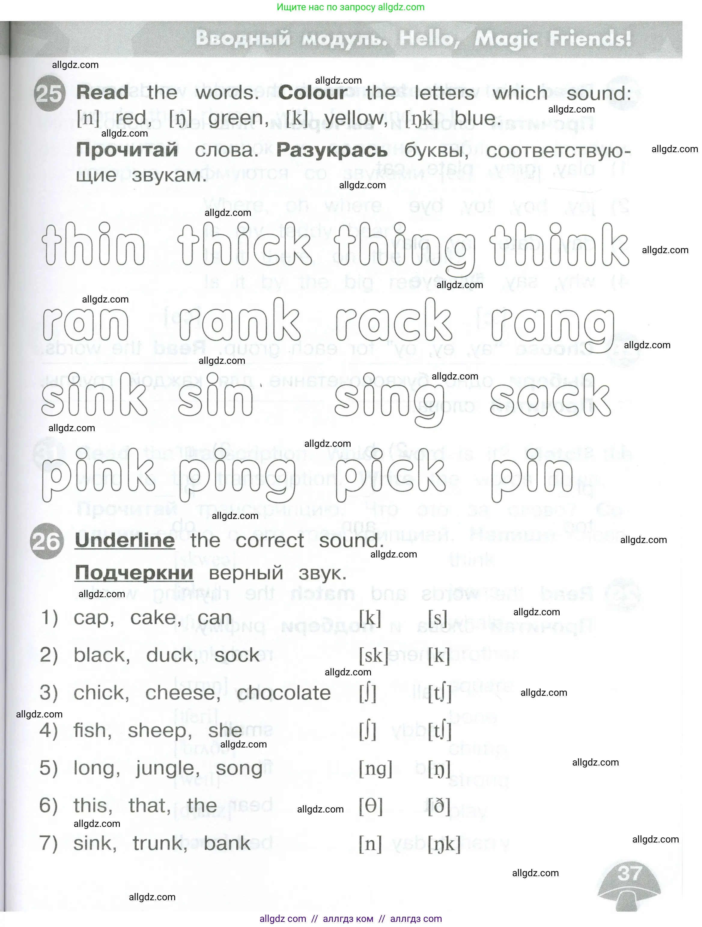 Английский язык (english), 2 класс Сборник упражнений, автор: Котова Марина Петровна, издательство Просвещение, Москва, 2023, белого цвета, страница 37