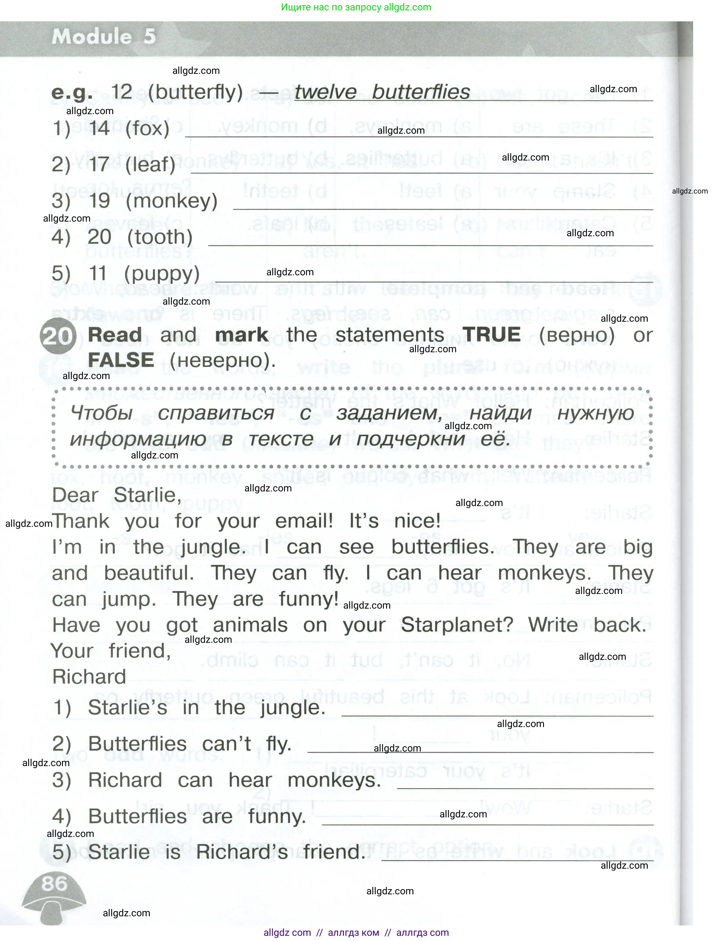 Английский язык (english), 2 класс Сборник упражнений, автор: Котова Марина Петровна, издательство Просвещение, Москва, 2023, белого цвета, страница 86