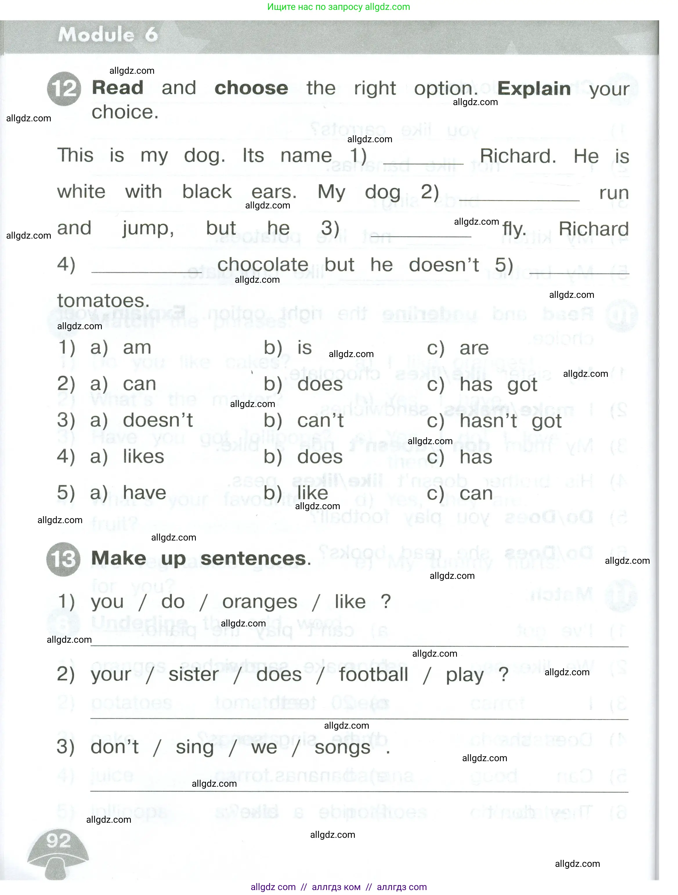 Английский язык (english), 2 класс Сборник упражнений, автор: Котова Марина Петровна, издательство Просвещение, Москва, 2023, белого цвета, страница 92