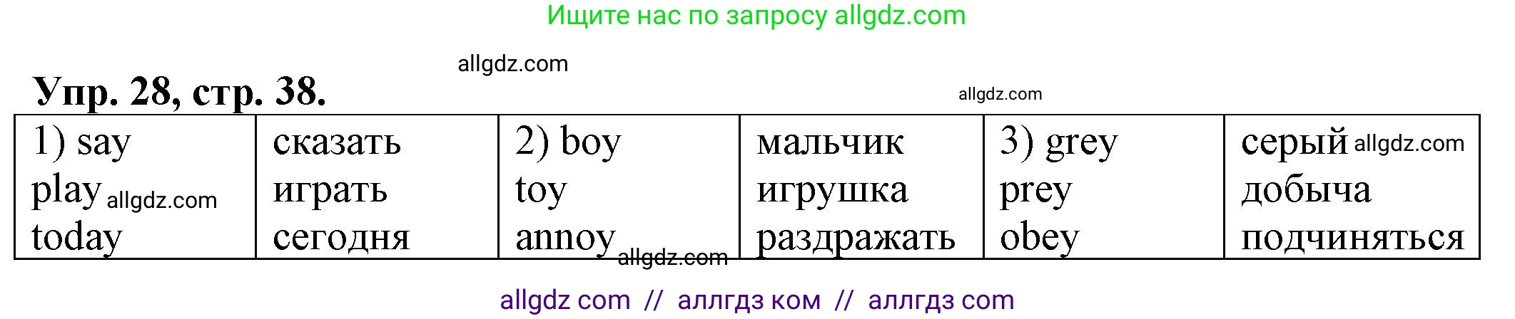 Английский язык (english), 2 класс Сборник упражнений, автор: Котова Марина Петровна, издательство Просвещение, Москва, 2023, белого цвета, страница 38, номер 28, Решение