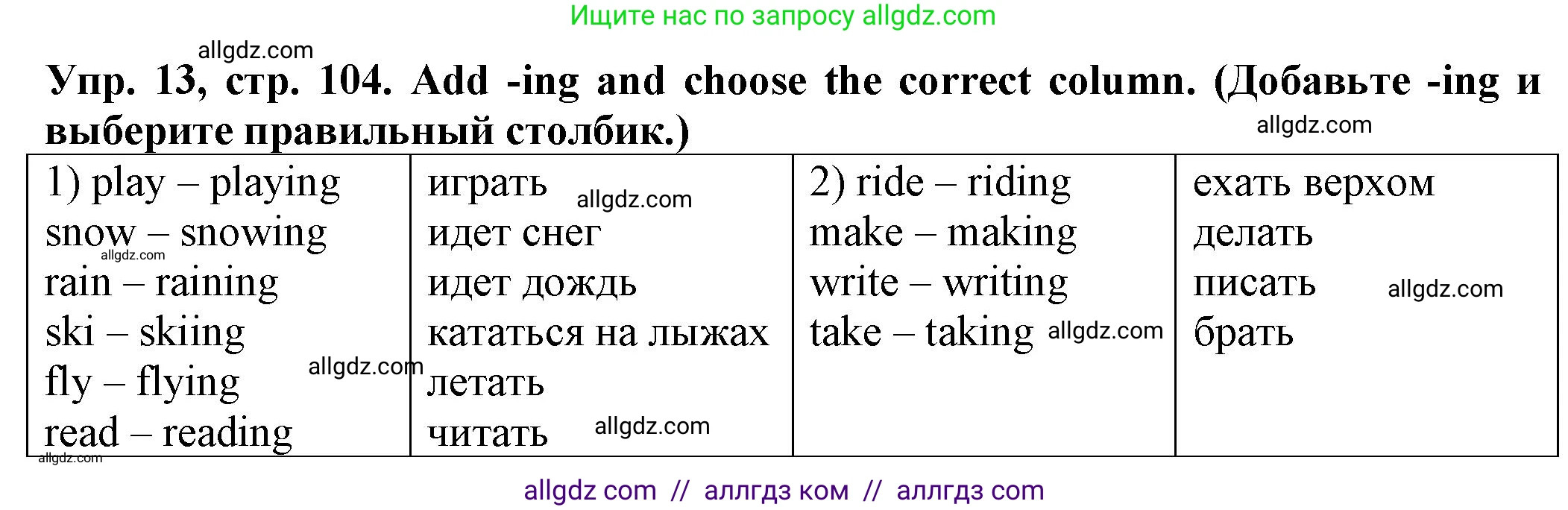 Английский язык (english), 2 класс Сборник упражнений, автор: Котова Марина Петровна, издательство Просвещение, Москва, 2023, белого цвета, страница 104, номер 13, Решение