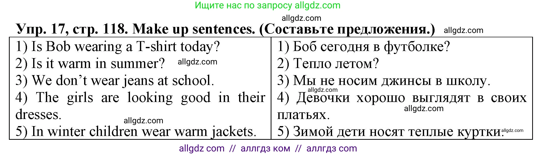 Английский язык (english), 2 класс Сборник упражнений, автор: Котова Марина Петровна, издательство Просвещение, Москва, 2023, белого цвета, страница 118, номер 17, Решение