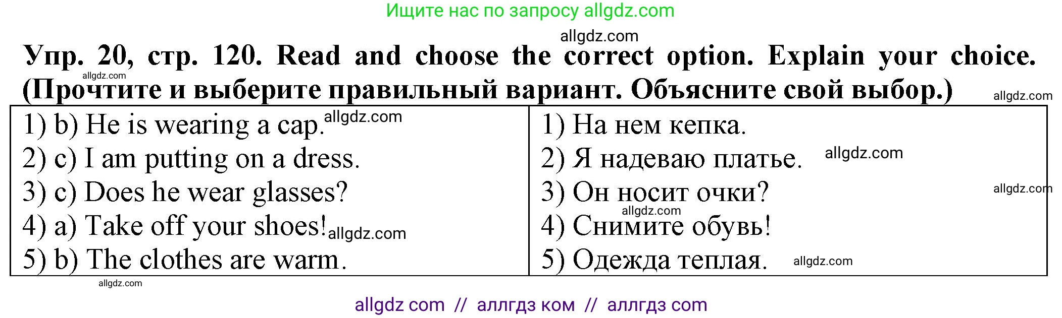 Английский язык (english), 2 класс Сборник упражнений, автор: Котова Марина Петровна, издательство Просвещение, Москва, 2023, белого цвета, страница 120, номер 20, Решение