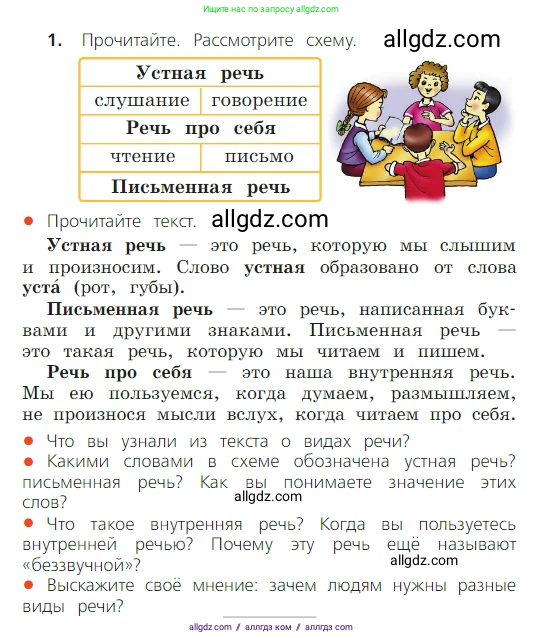 Русский язык, 2 класс Учебник, авторы: Канакина Валентина Павловна, Горецкий Всеслав Гаврилович, издательство Просвещение, Москва, 2023, белого цвета, Часть 1, страница 6, номер 1, Условие