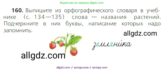 Русский язык, 2 класс Учебник, авторы: Канакина Валентина Павловна, Горецкий Всеслав Гаврилович, издательство Просвещение, Москва, 2023, белого цвета, Часть 1, страница 104, номер 160, Условие