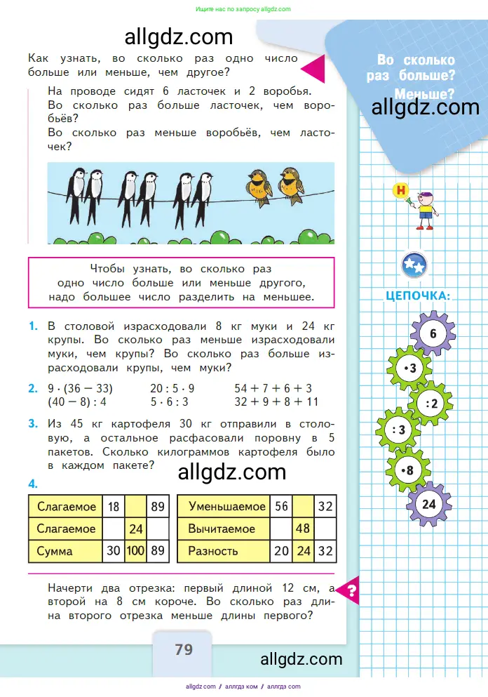 Математика, 2 класс Учебник, авторы: Моро Мария Игнатьевна, Бантова Мария Александровна, Бельтюкова Галина Васильевна, Волкова Светлана Ивановна, Степанова Светлана Вячеславовна, издательство Просвещение, Москва, 2023, белого цвета, Часть 2, страница 79