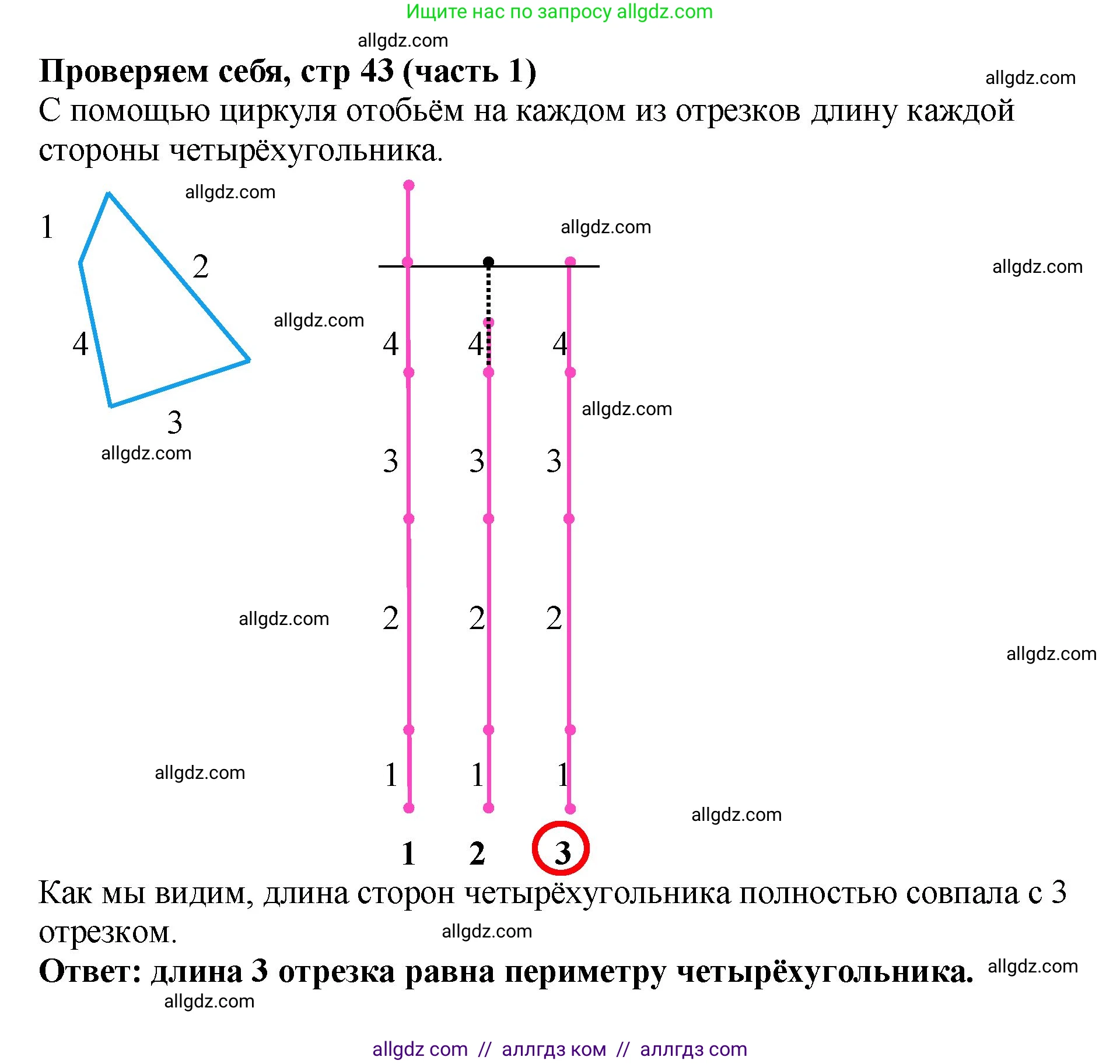 Математика, 2 класс Учебник, авторы: Моро Мария Игнатьевна, Бантова Мария Александровна, Бельтюкова Галина Васильевна, Волкова Светлана Ивановна, Степанова Светлана Вячеславовна, издательство Просвещение, Москва, 2023, белого цвета, Часть 1, страница 43, Решение