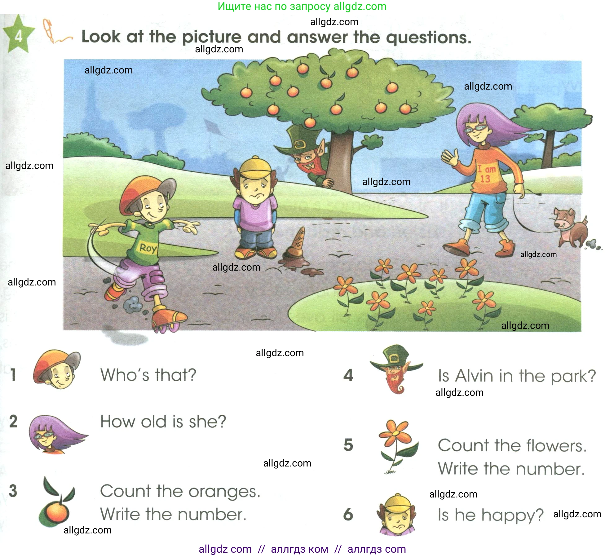 Английский язык (english), 3 класс Учебник (Student's book), авторы: Баранова Ксения Михайловна (Baranova Ksenia), Дули Дженни (Dooley Jenny), Копылова Виктория Викторовна (Kopylova Victoria), Мильруд Радислав Петрович (Millrood Radislav), Эванс Вирджиния (Evans Virginia), издательство Просвещение, Москва, 2023, зелёного цвета, Часть ( Part) 1, страница 51, номер 4, Условие