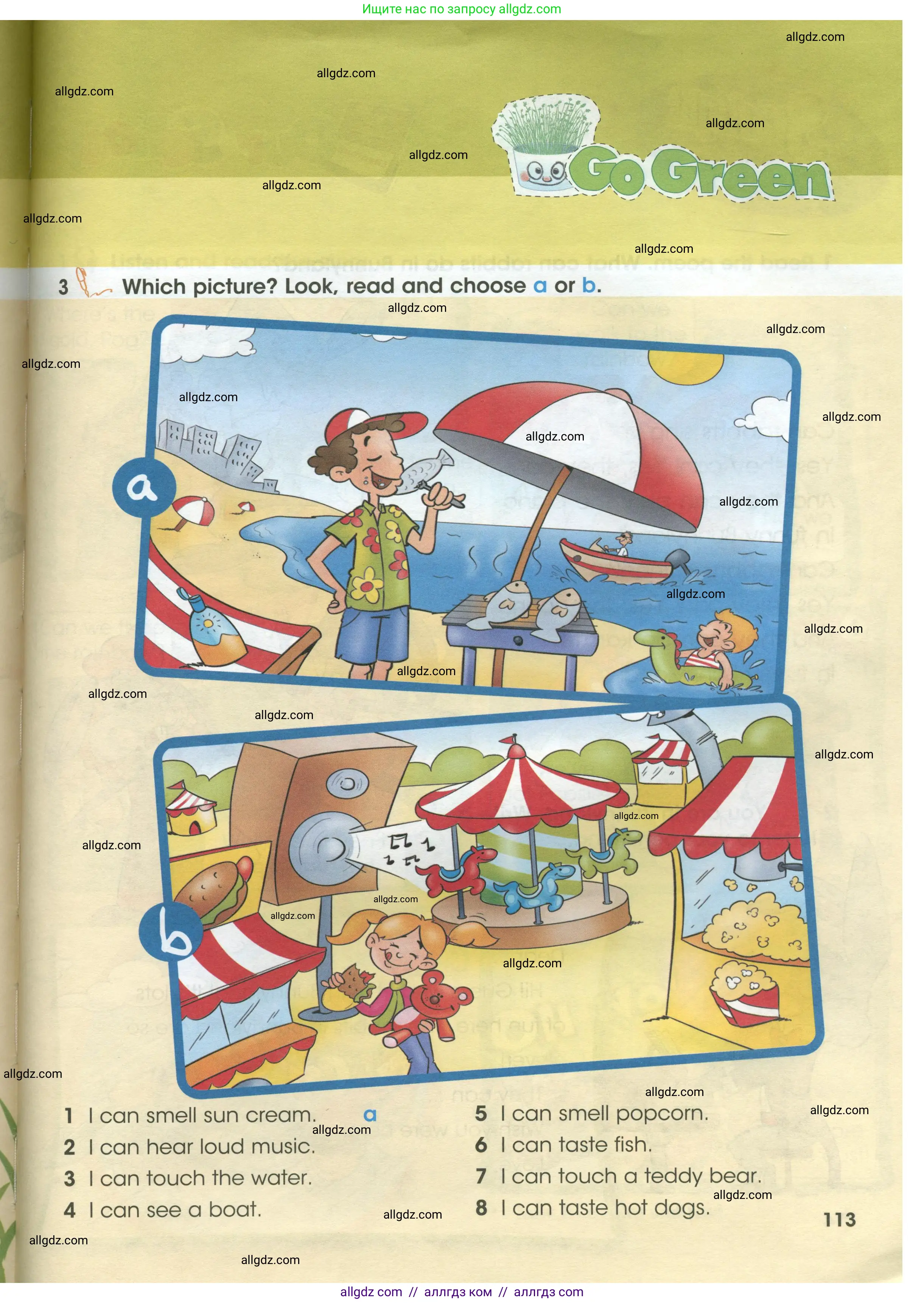 Английский язык (english), 3 класс Учебник (Student's book), авторы: Баранова Ксения Михайловна (Baranova Ksenia), Дули Дженни (Dooley Jenny), Копылова Виктория Викторовна (Kopylova Victoria), Мильруд Радислав Петрович (Millrood Radislav), Эванс Вирджиния (Evans Virginia), издательство Просвещение, Москва, 2023, зелёного цвета, Часть ( Part) 1, страница 113
