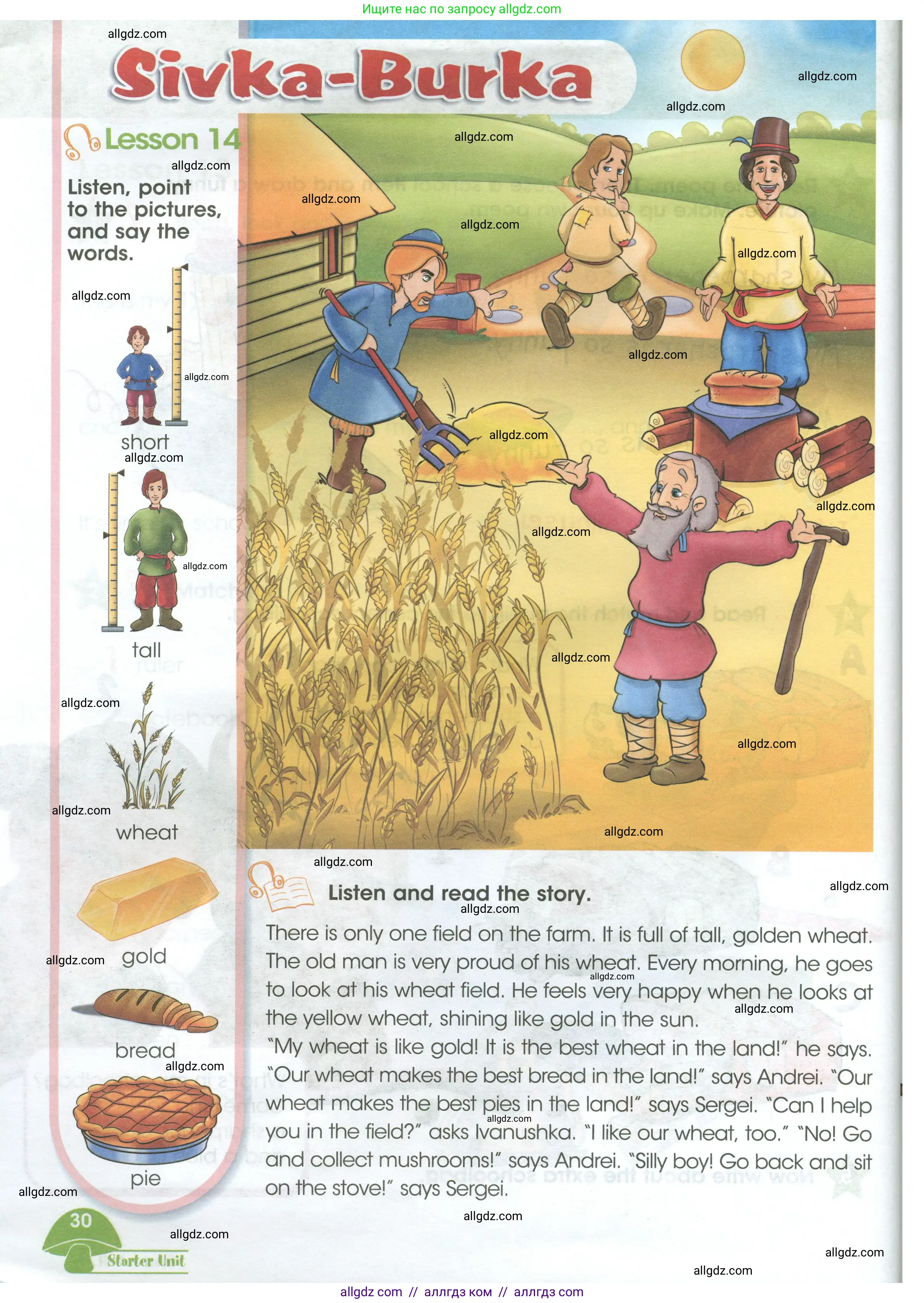 Английский язык (english), 3 класс Учебник (Student's book), авторы: Баранова Ксения Михайловна (Baranova Ksenia), Дули Дженни (Dooley Jenny), Копылова Виктория Викторовна (Kopylova Victoria), Мильруд Радислав Петрович (Millrood Radislav), Эванс Вирджиния (Evans Virginia), издательство Просвещение, Москва, 2023, зелёного цвета, страница 30