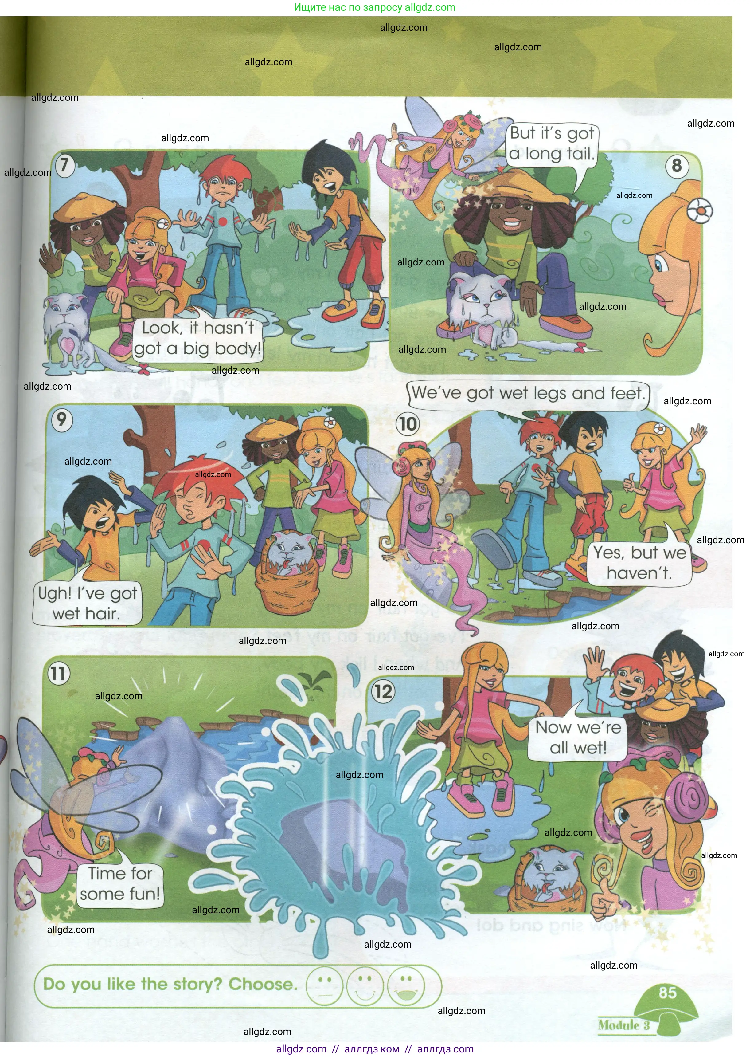 Английский язык (english), 3 класс Учебник (Student's book), авторы: Баранова Ксения Михайловна (Baranova Ksenia), Дули Дженни (Dooley Jenny), Копылова Виктория Викторовна (Kopylova Victoria), Мильруд Радислав Петрович (Millrood Radislav), Эванс Вирджиния (Evans Virginia), издательство Просвещение, Москва, 2023, зелёного цвета, страница 85