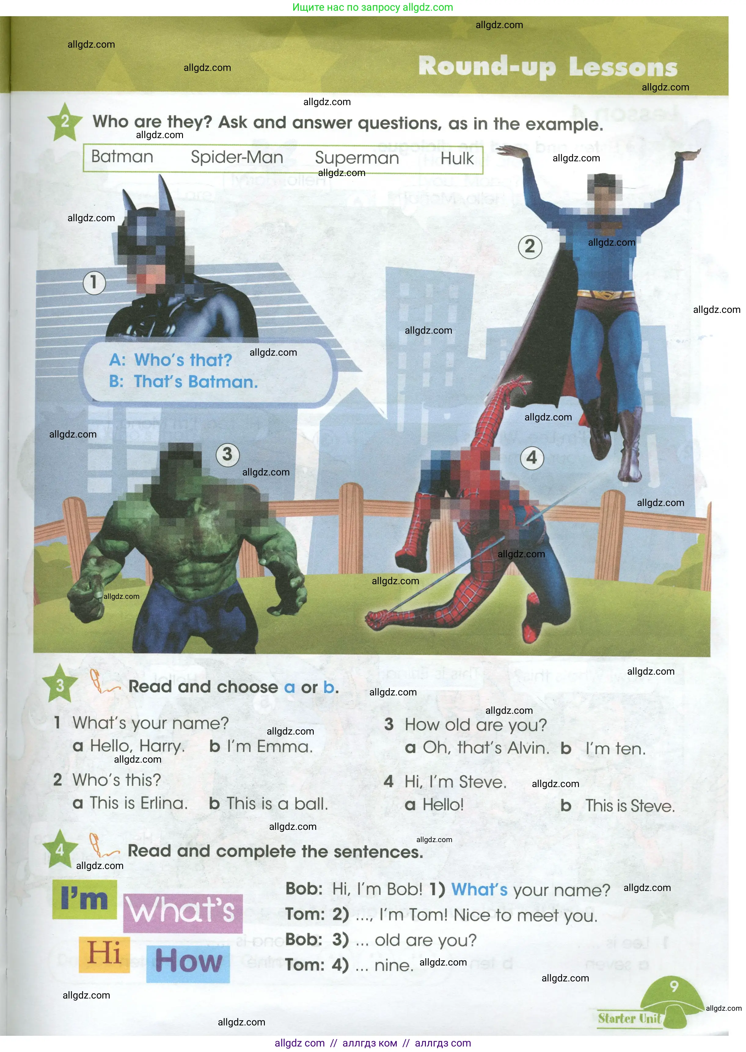 Английский язык (english), 3 класс Учебник (Student's book), авторы: Баранова Ксения Михайловна (Baranova Ksenia), Дули Дженни (Dooley Jenny), Копылова Виктория Викторовна (Kopylova Victoria), Мильруд Радислав Петрович (Millrood Radislav), Эванс Вирджиния (Evans Virginia), издательство Просвещение, Москва, 2023, зелёного цвета, Часть ( Part) 1, страница 9