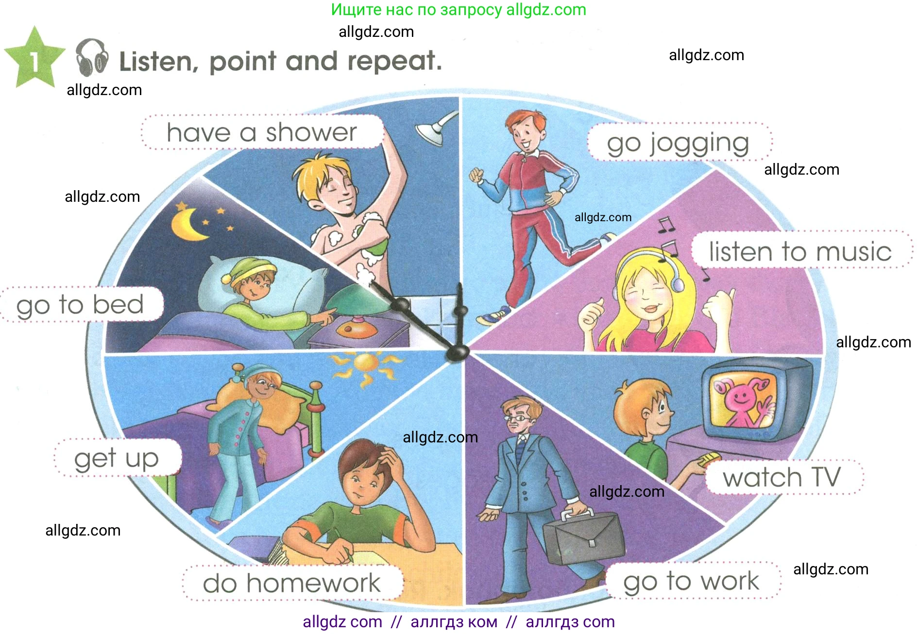 Английский язык (english), 3 класс Учебник (Student's book), авторы: Баранова Ксения Михайловна (Baranova Ksenia), Дули Дженни (Dooley Jenny), Копылова Виктория Викторовна (Kopylova Victoria), Мильруд Радислав Петрович (Millrood Radislav), Эванс Вирджиния (Evans Virginia), издательство Просвещение, Москва, 2023, зелёного цвета, Часть ( Part) 2, страница 96, номер 1, Условие