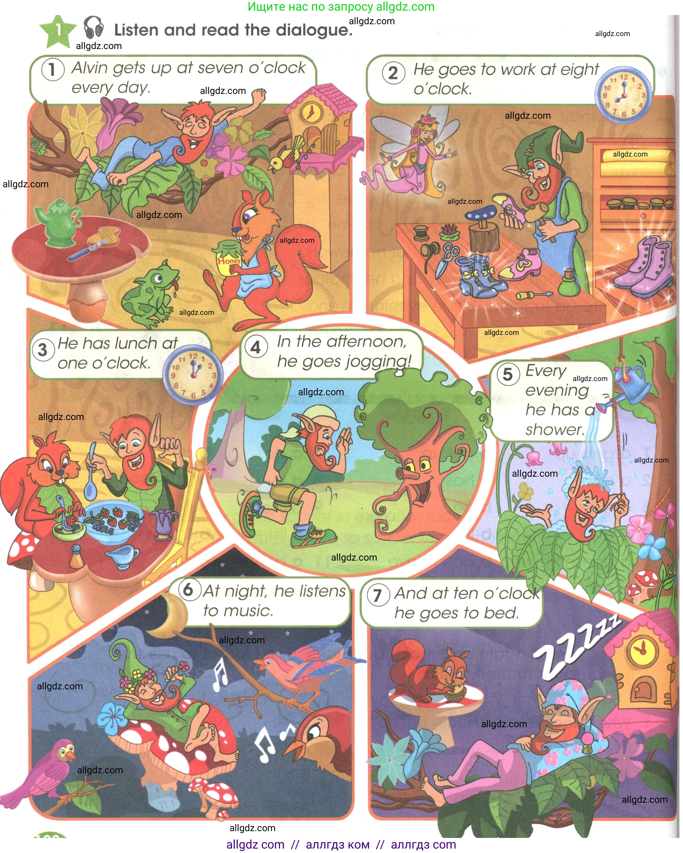 Английский язык (english), 3 класс Учебник (Student's book), авторы: Баранова Ксения Михайловна (Baranova Ksenia), Дули Дженни (Dooley Jenny), Копылова Виктория Викторовна (Kopylova Victoria), Мильруд Радислав Петрович (Millrood Radislav), Эванс Вирджиния (Evans Virginia), издательство Просвещение, Москва, 2023, зелёного цвета, Часть ( Part) 2, страница 102, номер 1, Условие