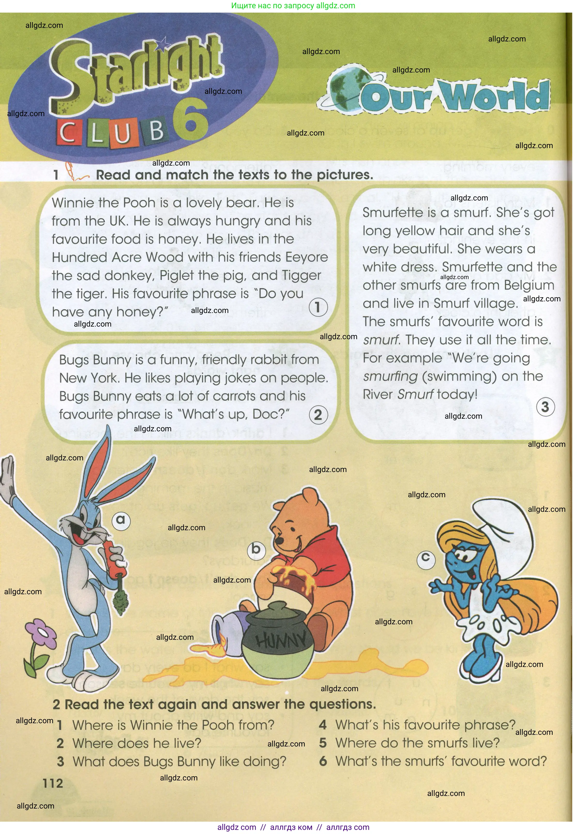 Английский язык (english), 3 класс Учебник (Student's book), авторы: Баранова Ксения Михайловна (Baranova Ksenia), Дули Дженни (Dooley Jenny), Копылова Виктория Викторовна (Kopylova Victoria), Мильруд Радислав Петрович (Millrood Radislav), Эванс Вирджиния (Evans Virginia), издательство Просвещение, Москва, 2023, зелёного цвета, Часть ( Part) 2, страница 112