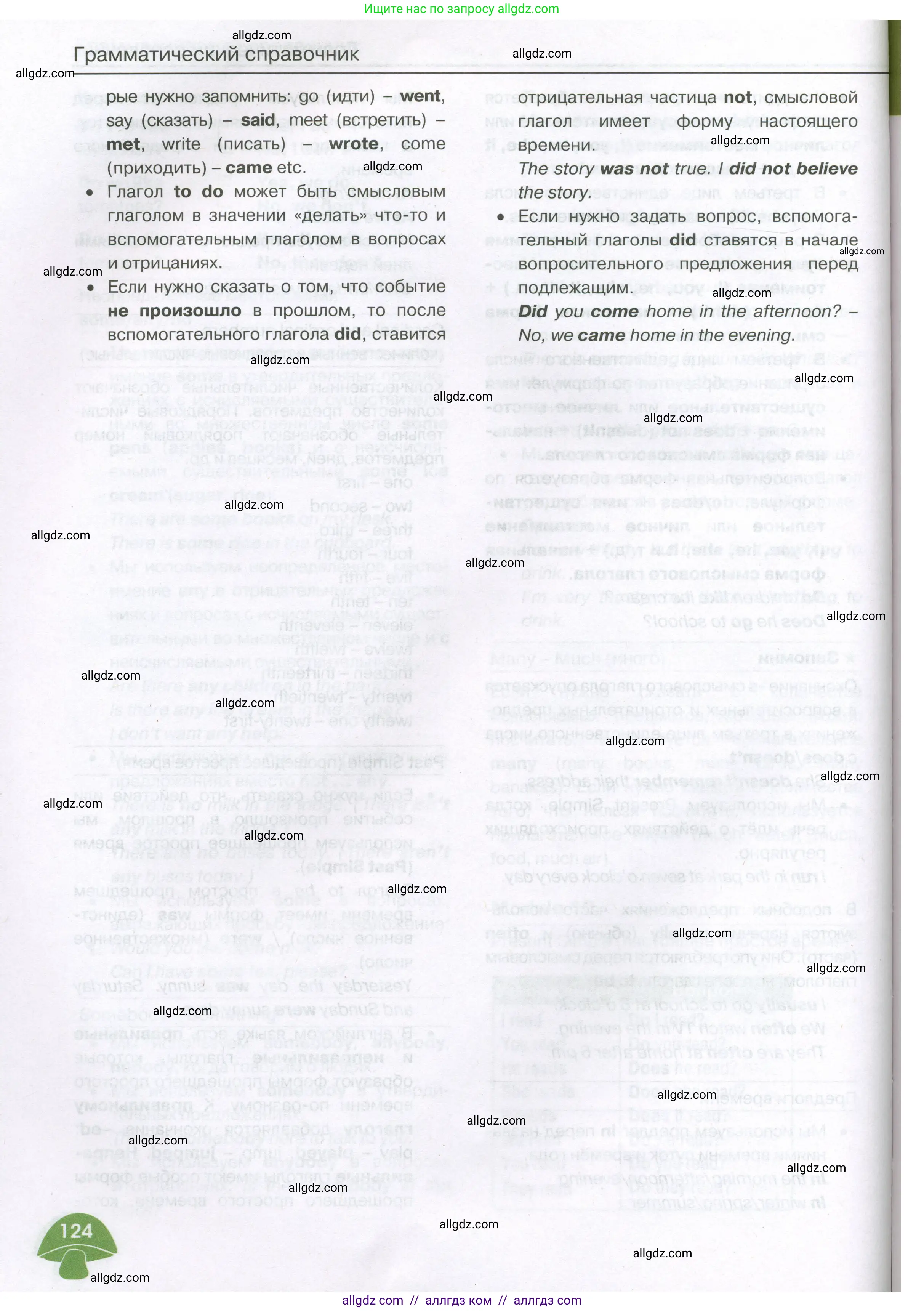 Английский язык (english), 3 класс Учебник (Student's book), авторы: Баранова Ксения Михайловна (Baranova Ksenia), Дули Дженни (Dooley Jenny), Копылова Виктория Викторовна (Kopylova Victoria), Мильруд Радислав Петрович (Millrood Radislav), Эванс Вирджиния (Evans Virginia), издательство Просвещение, Москва, 2023, зелёного цвета, страница 124