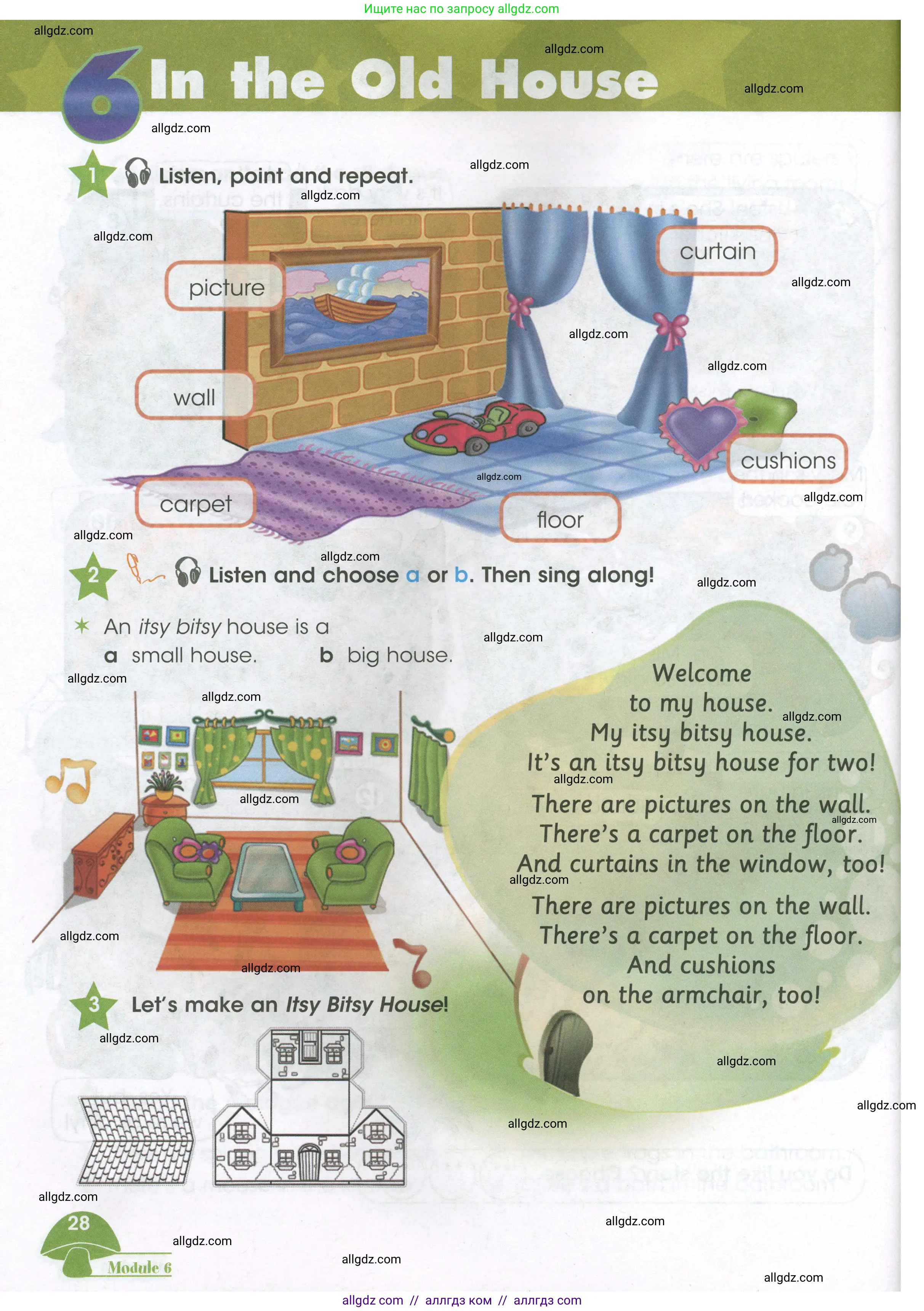 Английский язык (english), 3 класс Учебник (Student's book), авторы: Баранова Ксения Михайловна (Baranova Ksenia), Дули Дженни (Dooley Jenny), Копылова Виктория Викторовна (Kopylova Victoria), Мильруд Радислав Петрович (Millrood Radislav), Эванс Вирджиния (Evans Virginia), издательство Просвещение, Москва, 2023, зелёного цвета, Часть ( Part) 2, страница 28