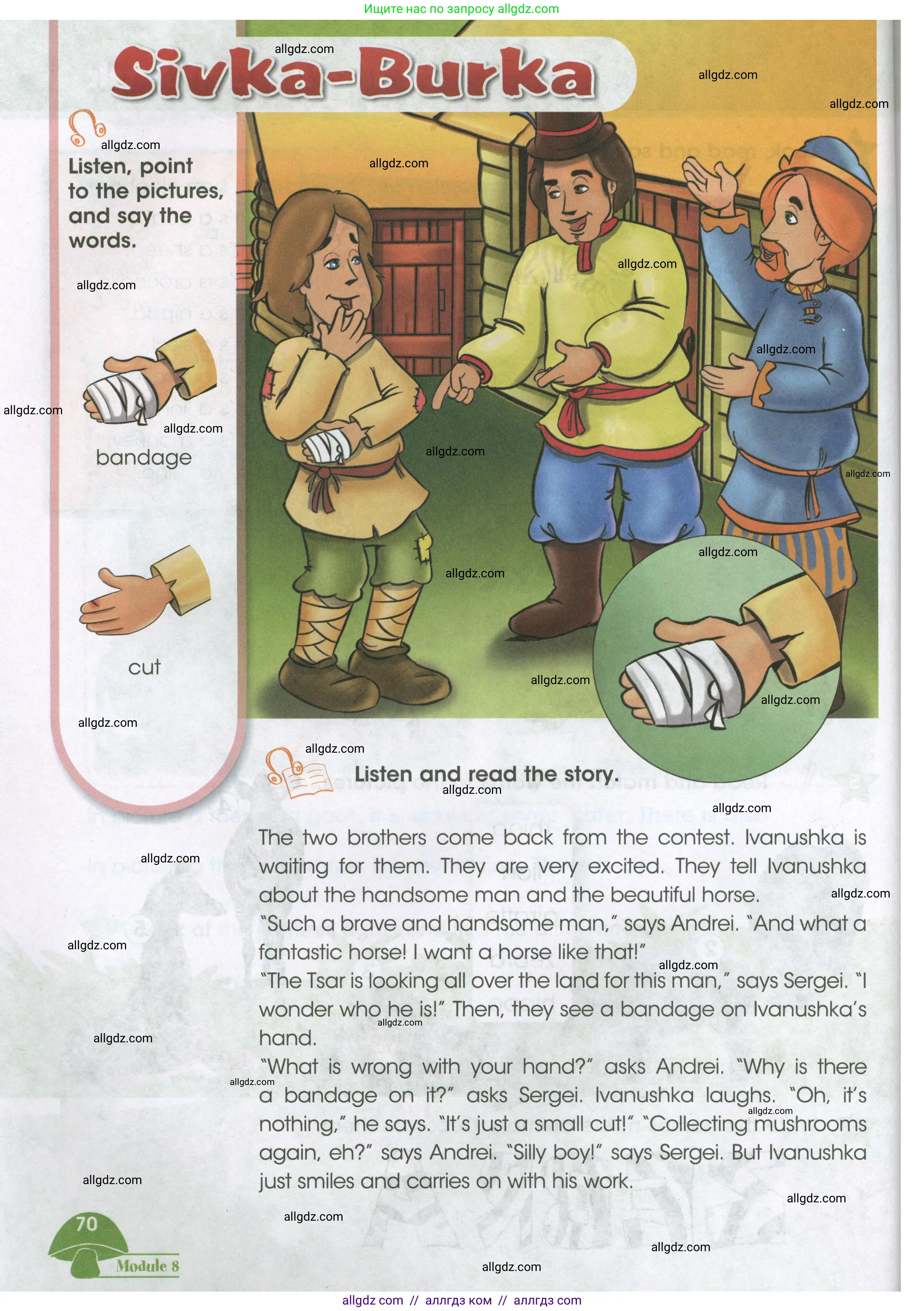 Английский язык (english), 3 класс Учебник (Student's book), авторы: Баранова Ксения Михайловна (Baranova Ksenia), Дули Дженни (Dooley Jenny), Копылова Виктория Викторовна (Kopylova Victoria), Мильруд Радислав Петрович (Millrood Radislav), Эванс Вирджиния (Evans Virginia), издательство Просвещение, Москва, 2023, зелёного цвета, страница 70