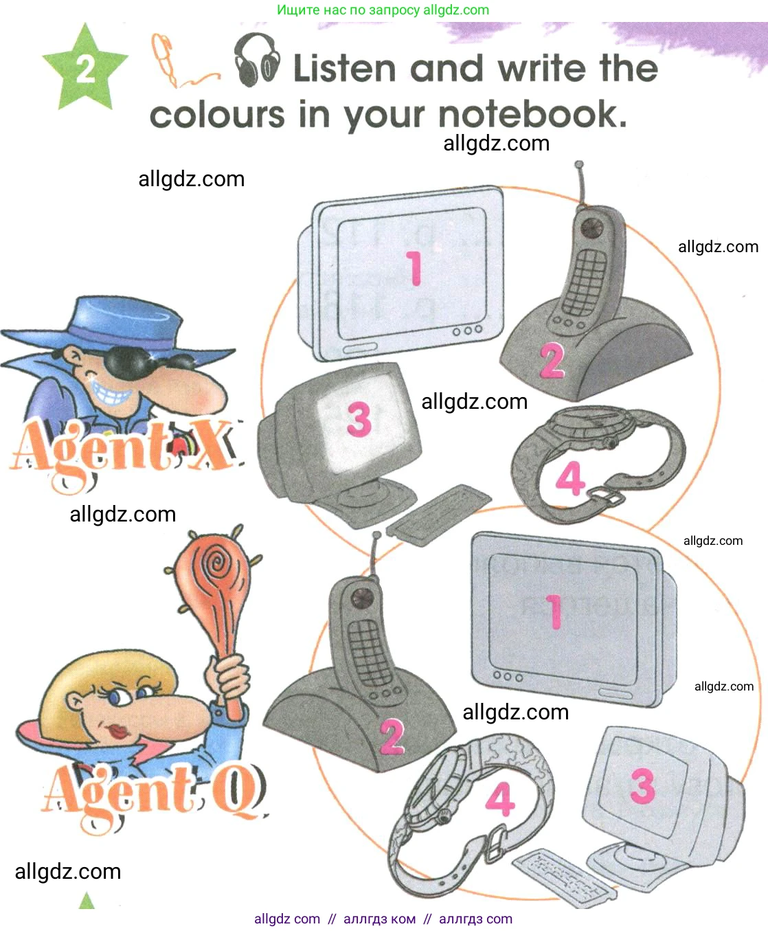 Английский язык (english), 3 класс Учебник (Student's book), авторы: Баранова Ксения Михайловна (Baranova Ksenia), Дули Дженни (Dooley Jenny), Копылова Виктория Викторовна (Kopylova Victoria), Мильруд Радислав Петрович (Millrood Radislav), Эванс Вирджиния (Evans Virginia), издательство Просвещение, Москва, 2023, зелёного цвета, Часть ( Part) 2, страница 4, номер 2, Условие