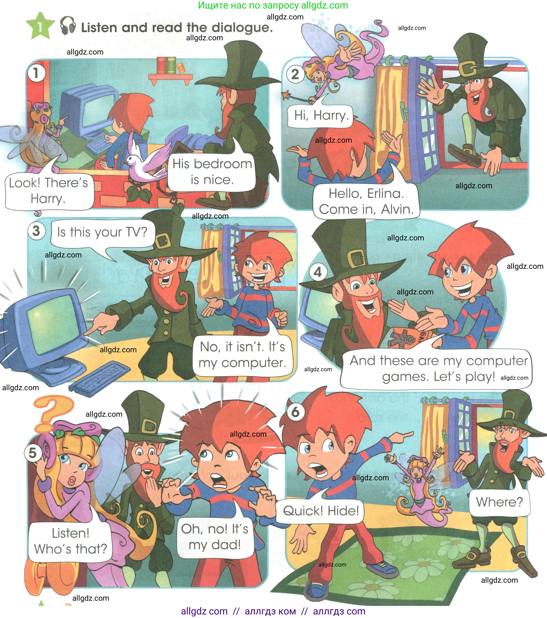 Английский язык (english), 3 класс Учебник (Student's book), авторы: Баранова Ксения Михайловна (Baranova Ksenia), Дули Дженни (Dooley Jenny), Копылова Виктория Викторовна (Kopylova Victoria), Мильруд Радислав Петрович (Millrood Radislav), Эванс Вирджиния (Evans Virginia), издательство Просвещение, Москва, 2023, зелёного цвета, Часть ( Part) 2, страница 10, номер 1, Условие