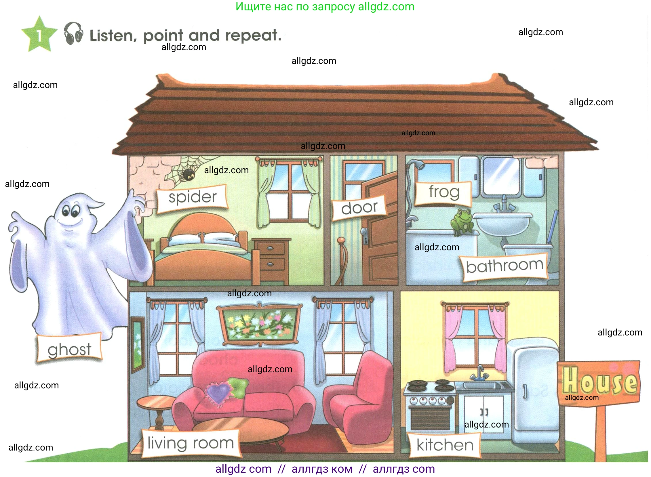 Английский язык (english), 3 класс Учебник (Student's book), авторы: Баранова Ксения Михайловна (Baranova Ksenia), Дули Дженни (Dooley Jenny), Копылова Виктория Викторовна (Kopylova Victoria), Мильруд Радислав Петрович (Millrood Radislav), Эванс Вирджиния (Evans Virginia), издательство Просвещение, Москва, 2023, зелёного цвета, Часть ( Part) 2, страница 20, номер 1, Условие