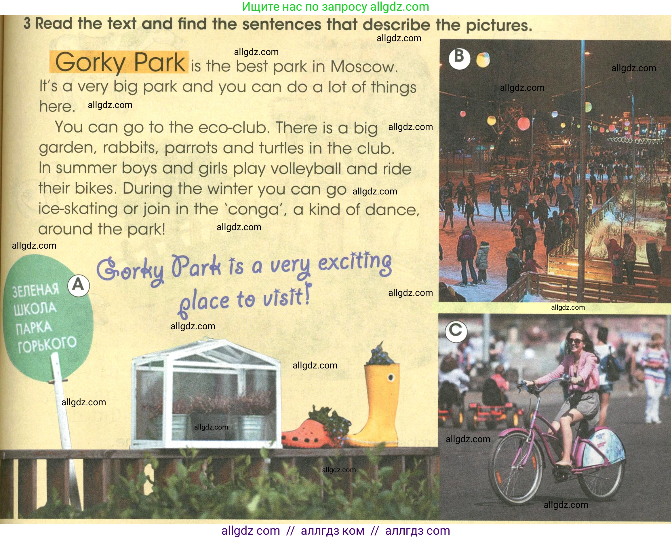 Английский язык (english), 3 класс Учебник (Student's book), авторы: Баранова Ксения Михайловна (Baranova Ksenia), Дули Дженни (Dooley Jenny), Копылова Виктория Викторовна (Kopylova Victoria), Мильруд Радислав Петрович (Millrood Radislav), Эванс Вирджиния (Evans Virginia), издательство Просвещение, Москва, 2023, зелёного цвета, Часть ( Part) 2, страница 75, номер 3, Условие