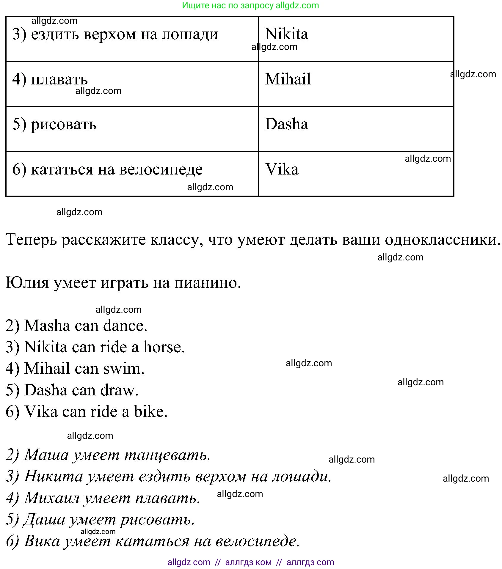 Английский язык (english), 3 класс Учебник (Student's book), авторы: Баранова Ксения Михайловна (Baranova Ksenia), Дули Дженни (Dooley Jenny), Копылова Виктория Викторовна (Kopylova Victoria), Мильруд Радислав Петрович (Millrood Radislav), Эванс Вирджиния (Evans Virginia), издательство Просвещение, Москва, 2023, зелёного цвета, Часть ( Part) 1, страница 97, номер 2, Решение (продолжение 2)