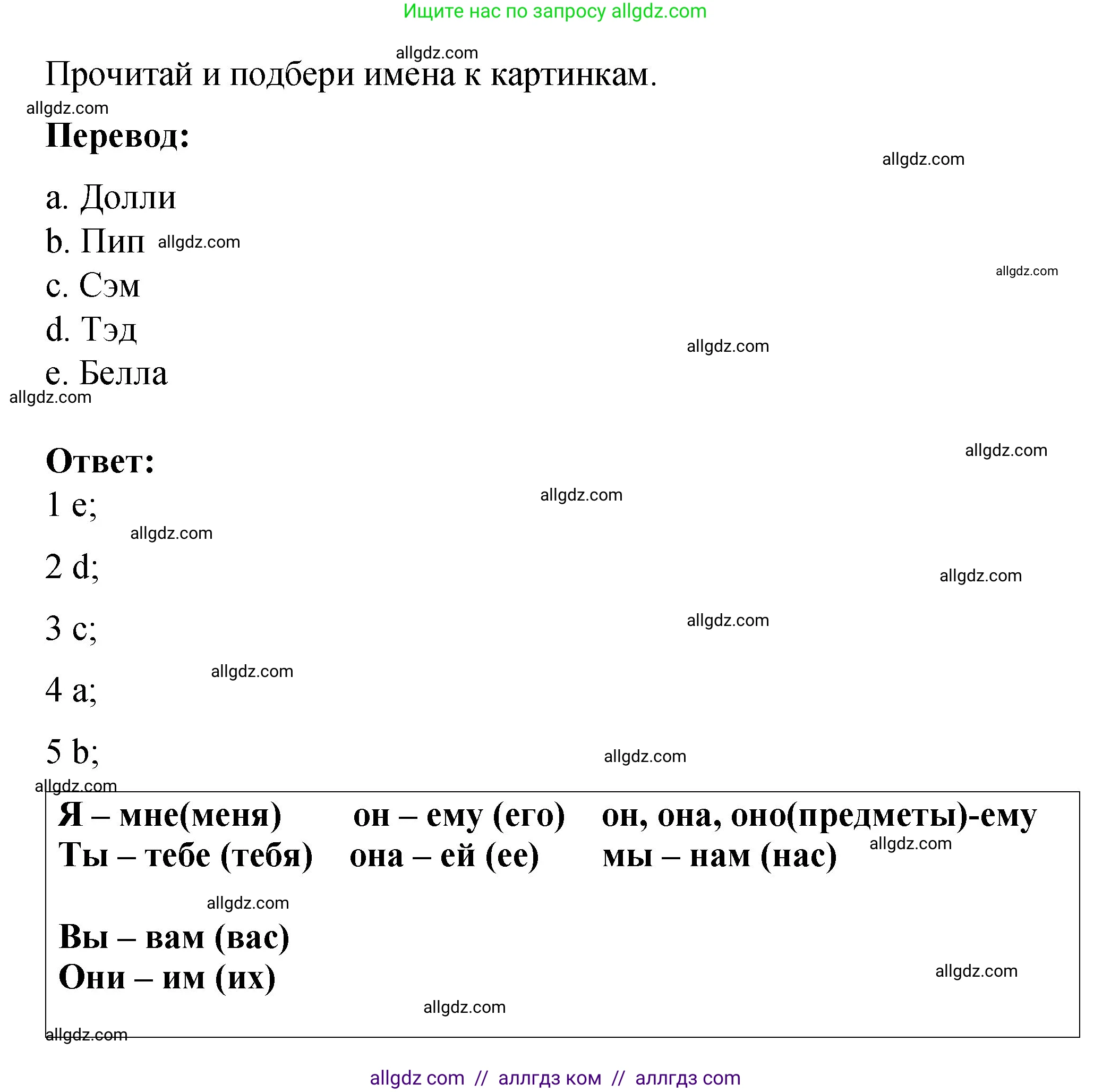 Английский язык (english), 3 класс Учебник (Student's book), авторы: Быкова Надежда Ильинична (Bykova Nadezhda), Дули Дженни (Dooley Jenny), Поспелова Марина Давидовна (Pospelova Marina), Эванс Вирджиния (Evans Virginia), издательство Просвещение, Москва, 2023, зелёного цвета, Часть 1, страница 36, номер 1, Решение 1 (продолжение 2)