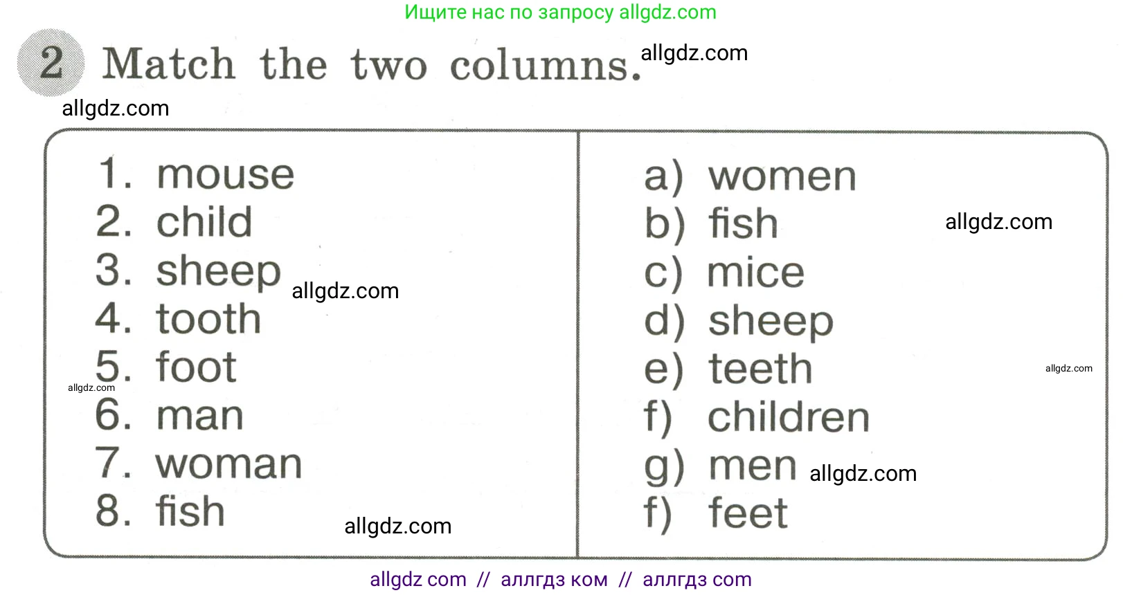 Английский язык (english), 3 класс Грамматический тренажёр, автор: Юшина Дарья Генадьевна, издательство Просвещение, Москва, 2023, салатового цвета, страница 49, номер 2, Условие
