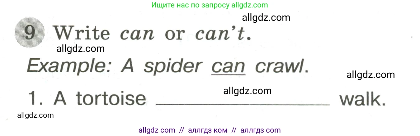 Английский язык (english), 3 класс Грамматический тренажёр, автор: Юшина Дарья Генадьевна, издательство Просвещение, Москва, 2023, салатового цвета, страница 53, номер 9, Условие