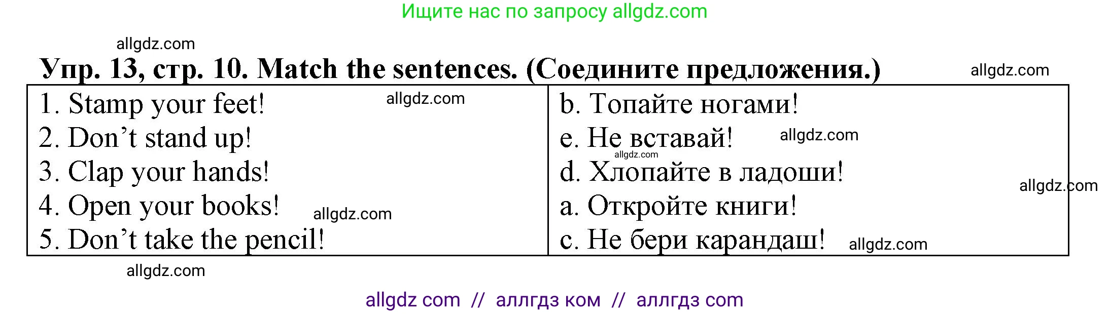 Английский язык (english), 3 класс Грамматический тренажёр, автор: Юшина Дарья Генадьевна, издательство Просвещение, Москва, 2023, салатового цвета, страница 10, номер 13, Решение