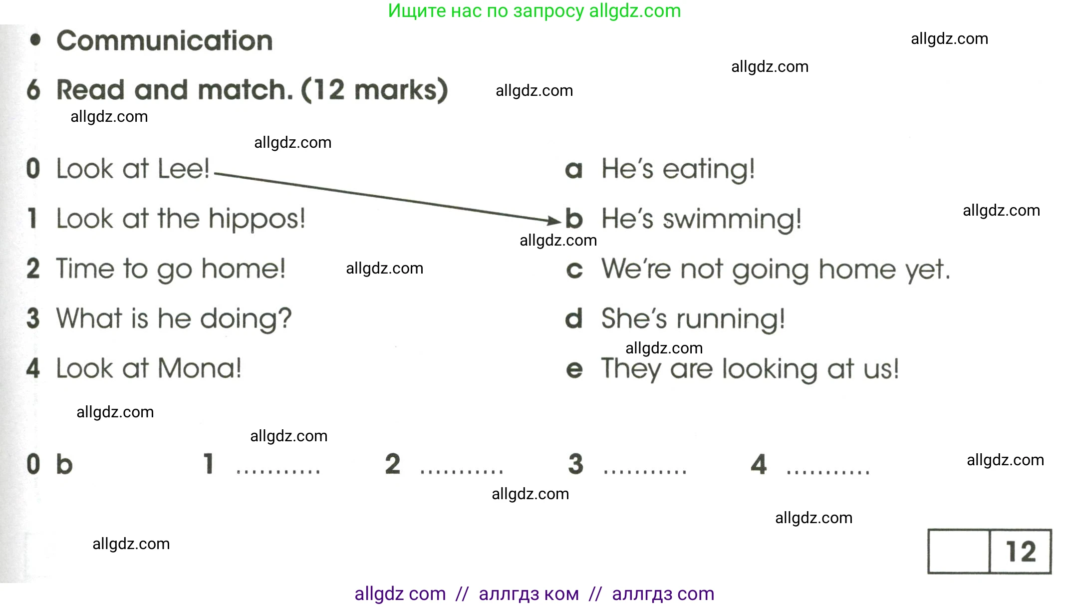 Английский язык (english), 3 класс контрольные задания (test booklet), автор: Баранова Ксения Михайловна (Baranova Ksenia), издательство Просвещение, Москва, 2023, серого цвета, страница 79, номер 6, Условие
