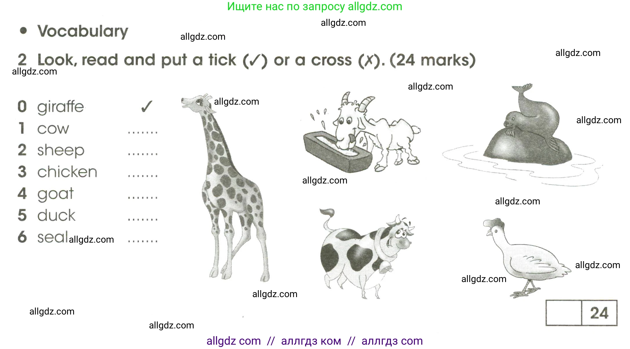 Английский язык (english), 3 класс контрольные задания (test booklet), автор: Баранова Ксения Михайловна (Baranova Ksenia), издательство Просвещение, Москва, 2023, серого цвета, страница 82, номер 2, Условие