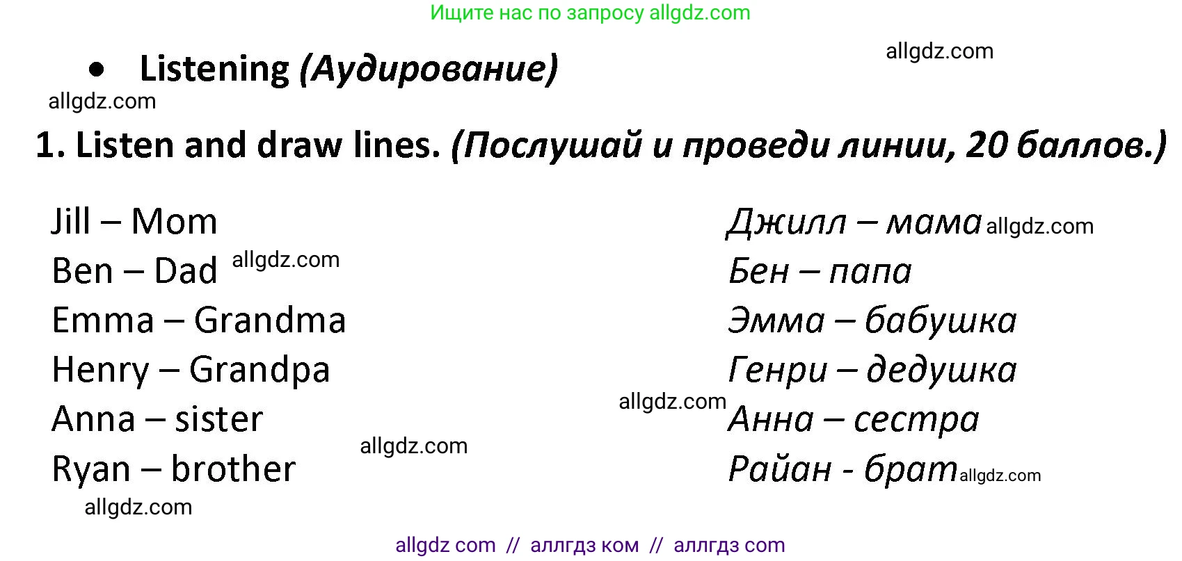 Английский язык (english), 3 класс контрольные задания (test booklet), автор: Баранова Ксения Михайловна (Baranova Ksenia), издательство Просвещение, Москва, 2023, серого цвета, страница 22, номер 1, Решение