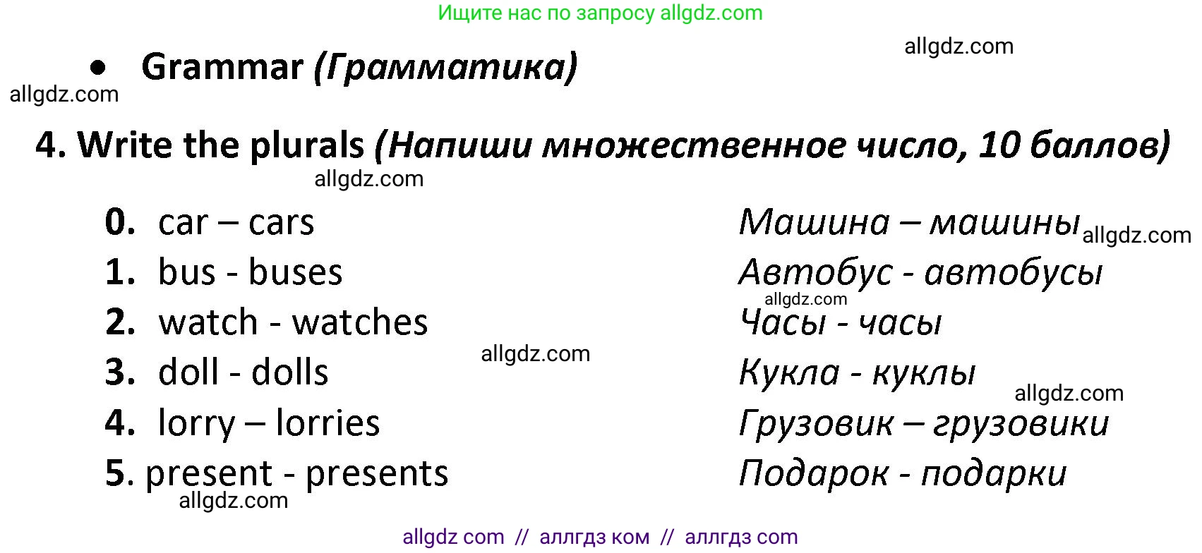 Английский язык (english), 3 класс контрольные задания (test booklet), автор: Баранова Ксения Михайловна (Baranova Ksenia), издательство Просвещение, Москва, 2023, серого цвета, страница 32, номер 4, Решение