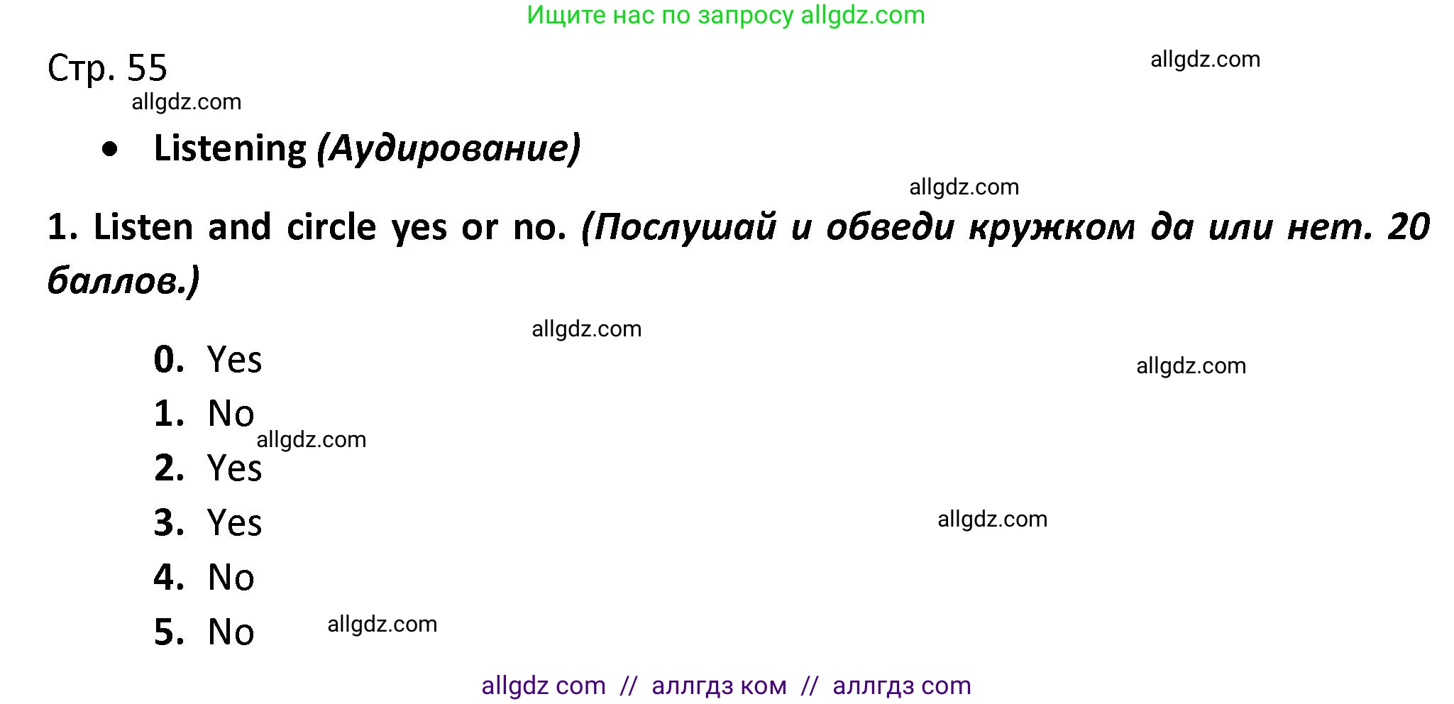 Английский язык (english), 3 класс контрольные задания (test booklet), автор: Баранова Ксения Михайловна (Baranova Ksenia), издательство Просвещение, Москва, 2023, серого цвета, страница 55, номер 1, Решение