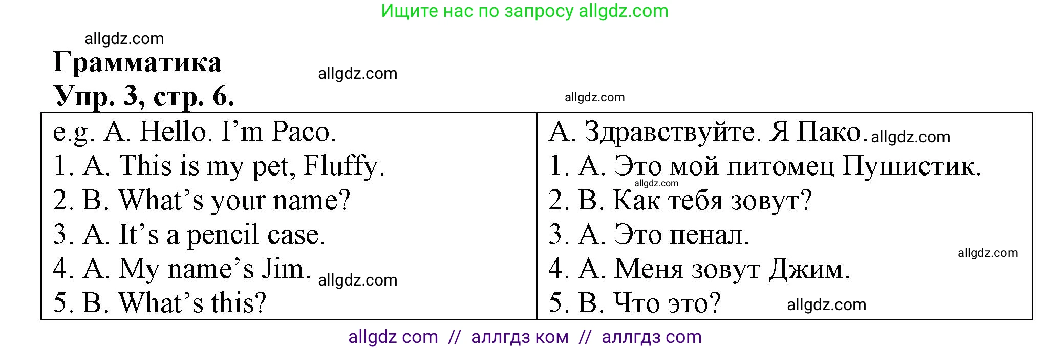 Английский язык (english), 3 класс контрольные задания (test booklet), авторы: Быкова Надежда Ильинична (Bykova Nadezhda), Дули Дженни (Dooley Jenny), Поспелова Марина Давидовна (Pospelova Marina), Эванс Вирджиния (Evans Virginia), издательство Просвещение, Москва, 2023, салатового цвета, страница 6, номер 3, Решение 1