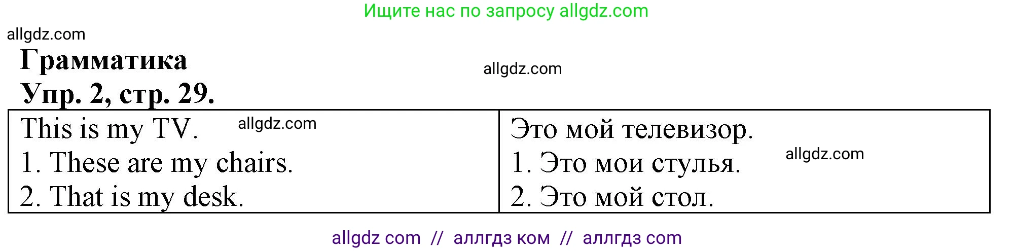 Английский язык (english), 3 класс контрольные задания (test booklet), авторы: Быкова Надежда Ильинична (Bykova Nadezhda), Дули Дженни (Dooley Jenny), Поспелова Марина Давидовна (Pospelova Marina), Эванс Вирджиния (Evans Virginia), издательство Просвещение, Москва, 2023, салатового цвета, страница 29, номер 2, Решение 1