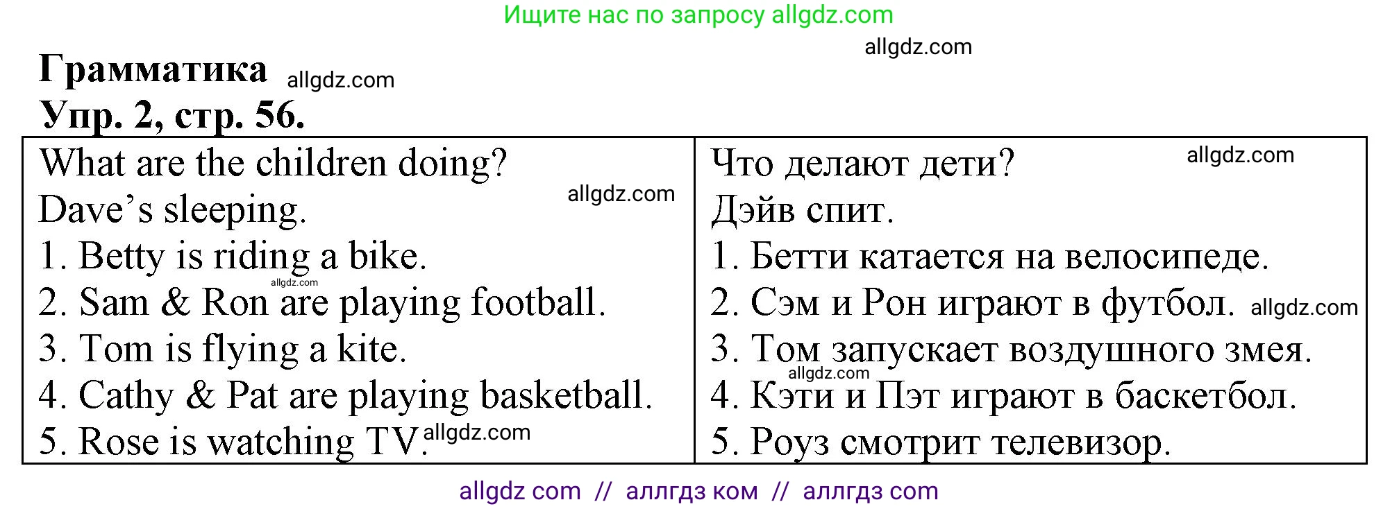 Английский язык (english), 3 класс контрольные задания (test booklet), авторы: Быкова Надежда Ильинична (Bykova Nadezhda), Дули Дженни (Dooley Jenny), Поспелова Марина Давидовна (Pospelova Marina), Эванс Вирджиния (Evans Virginia), издательство Просвещение, Москва, 2023, салатового цвета, страница 56, номер 2, Решение 1