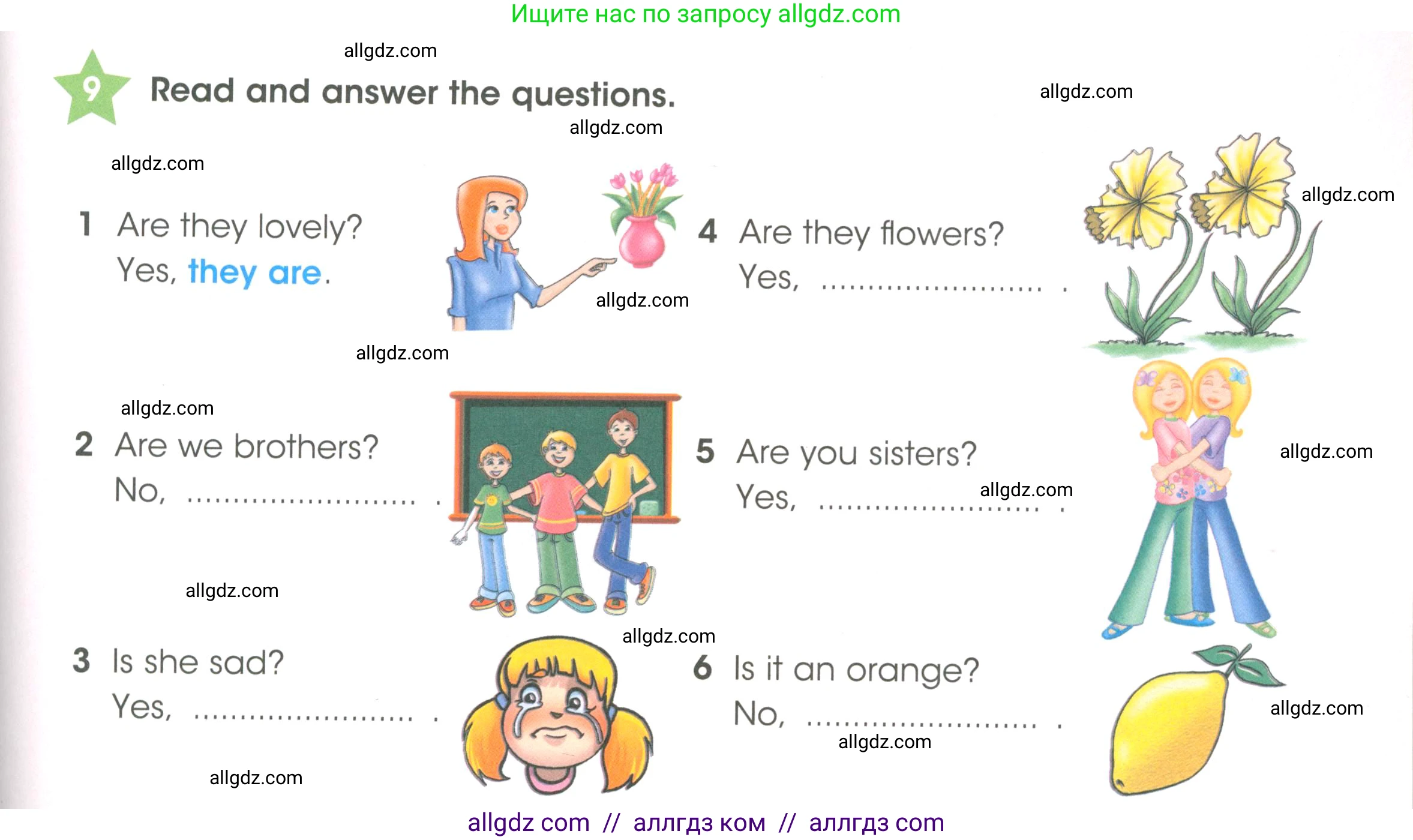 Английский язык (english), 3 класс Рабочая тетрадь (workbook), авторы: Баранова Ксения Михайловна (Baranova Ksenia), Дули Дженни (Dooley Jenny), Копылова Виктория Викторовна (Kopylova Victoria), Мильруд Радислав Петрович (Millrood Radislav), Эванс Вирджиния (Evans Virginia), издательство Просвещение, Москва, 2023, белого цвета, Часть ( Part) 1, страница 19, номер 9, Условие